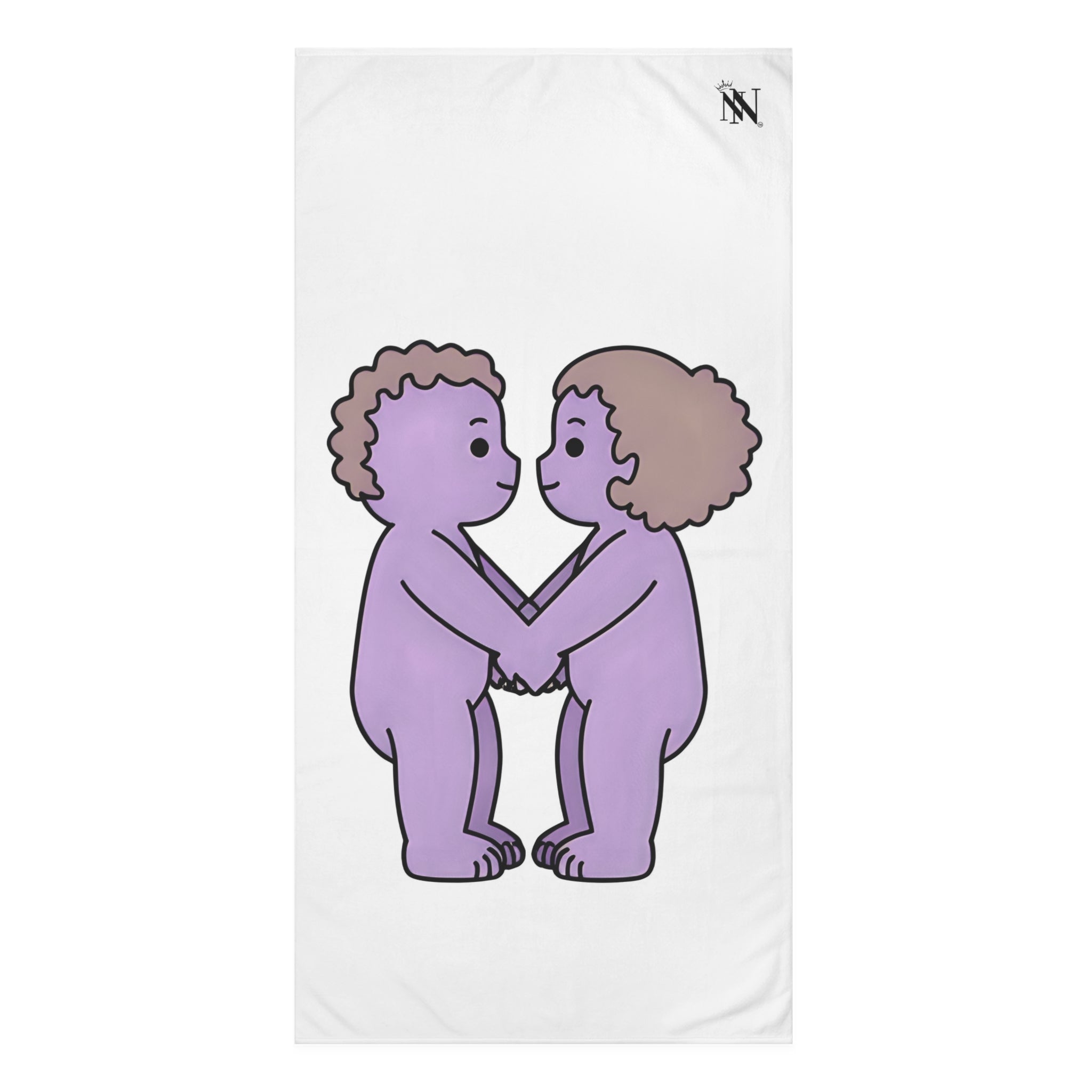 Naked Couple Emoji | Mix & Match XL Fun-Flirty Lovers’ Towels