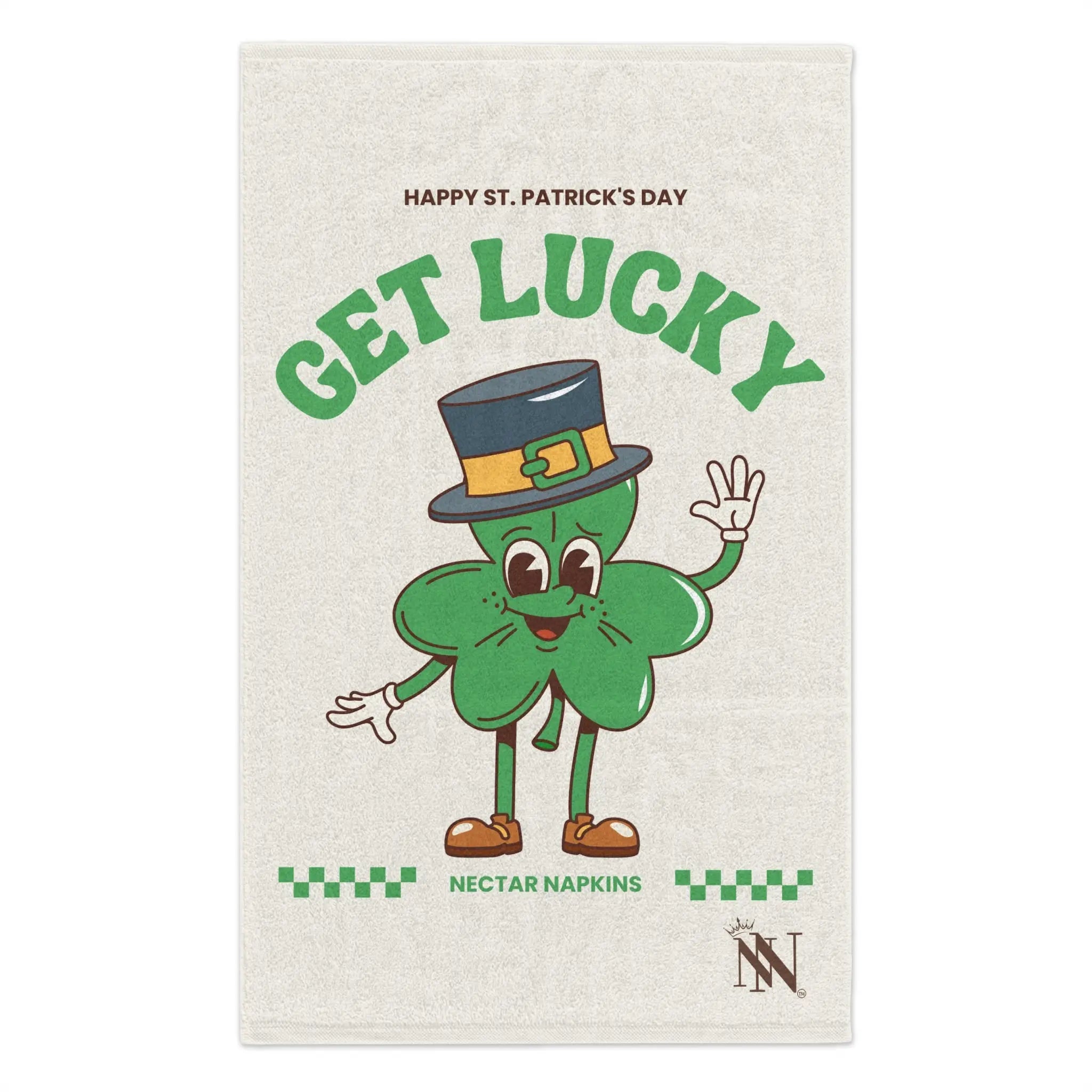 Get Lucky Shamrock St. Patrick’s Day | Mix & Match Soft Fun-Flirty Lovers’ Towels