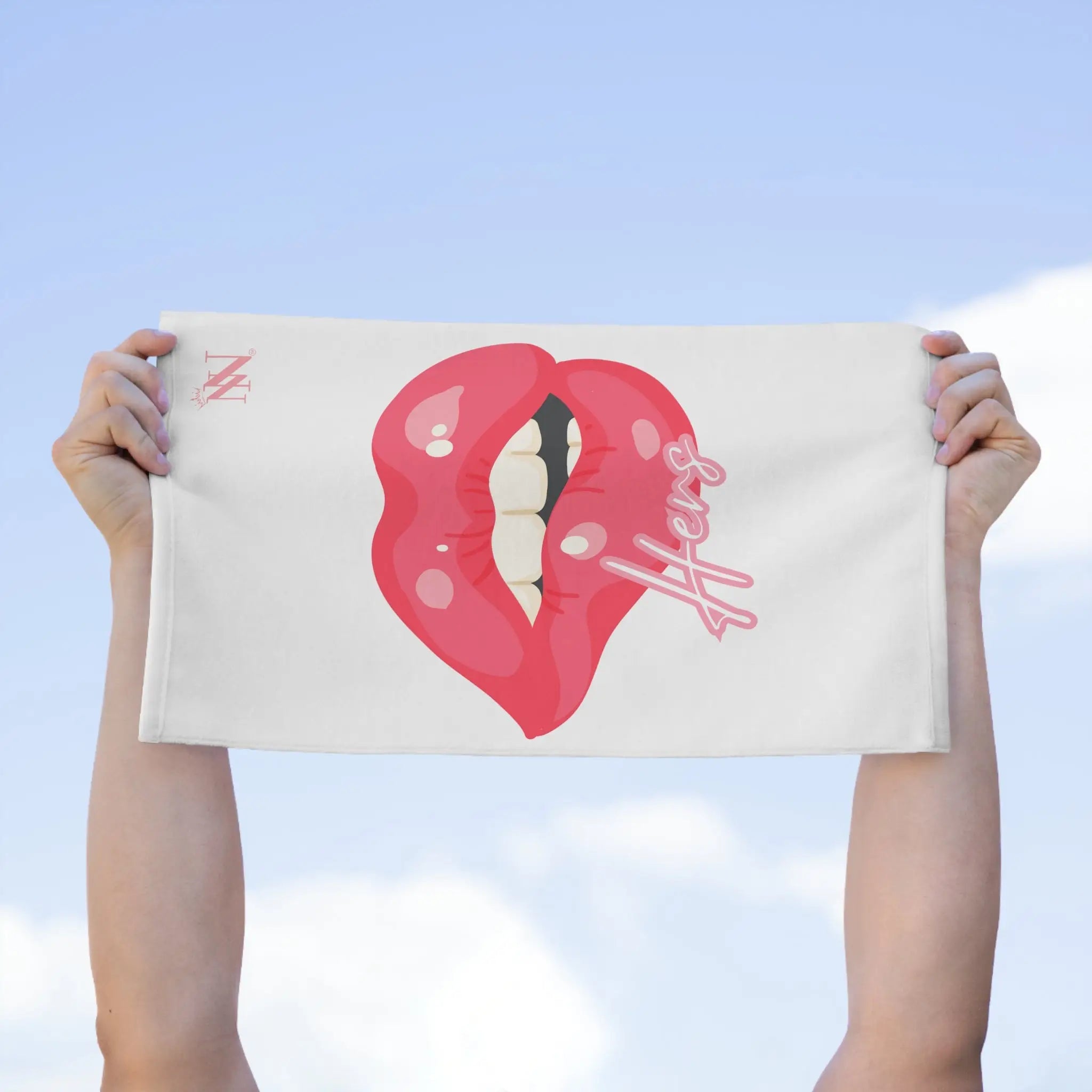 Hers Biting Lip Sex Towel