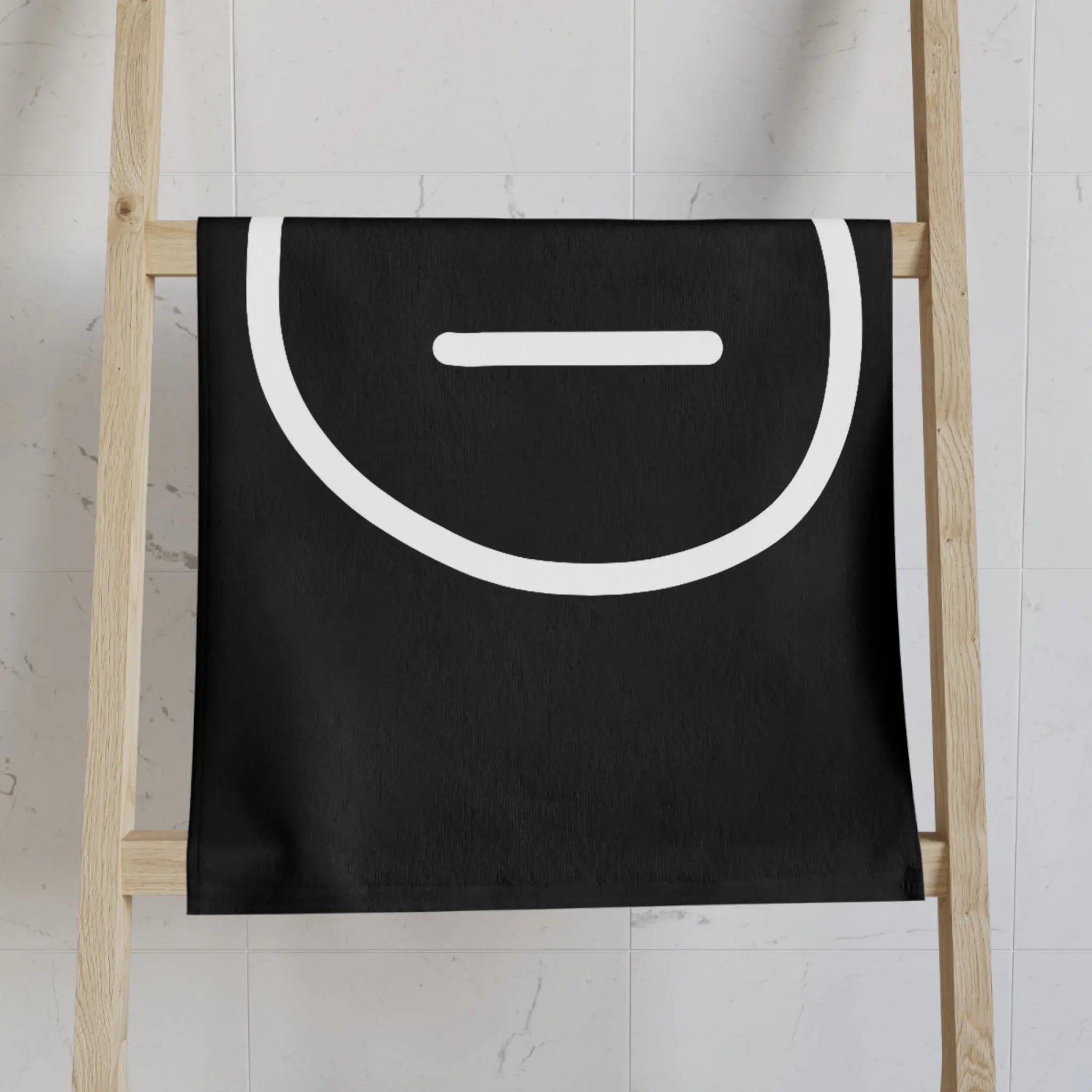 Mehr Emoji Black Cum Towel