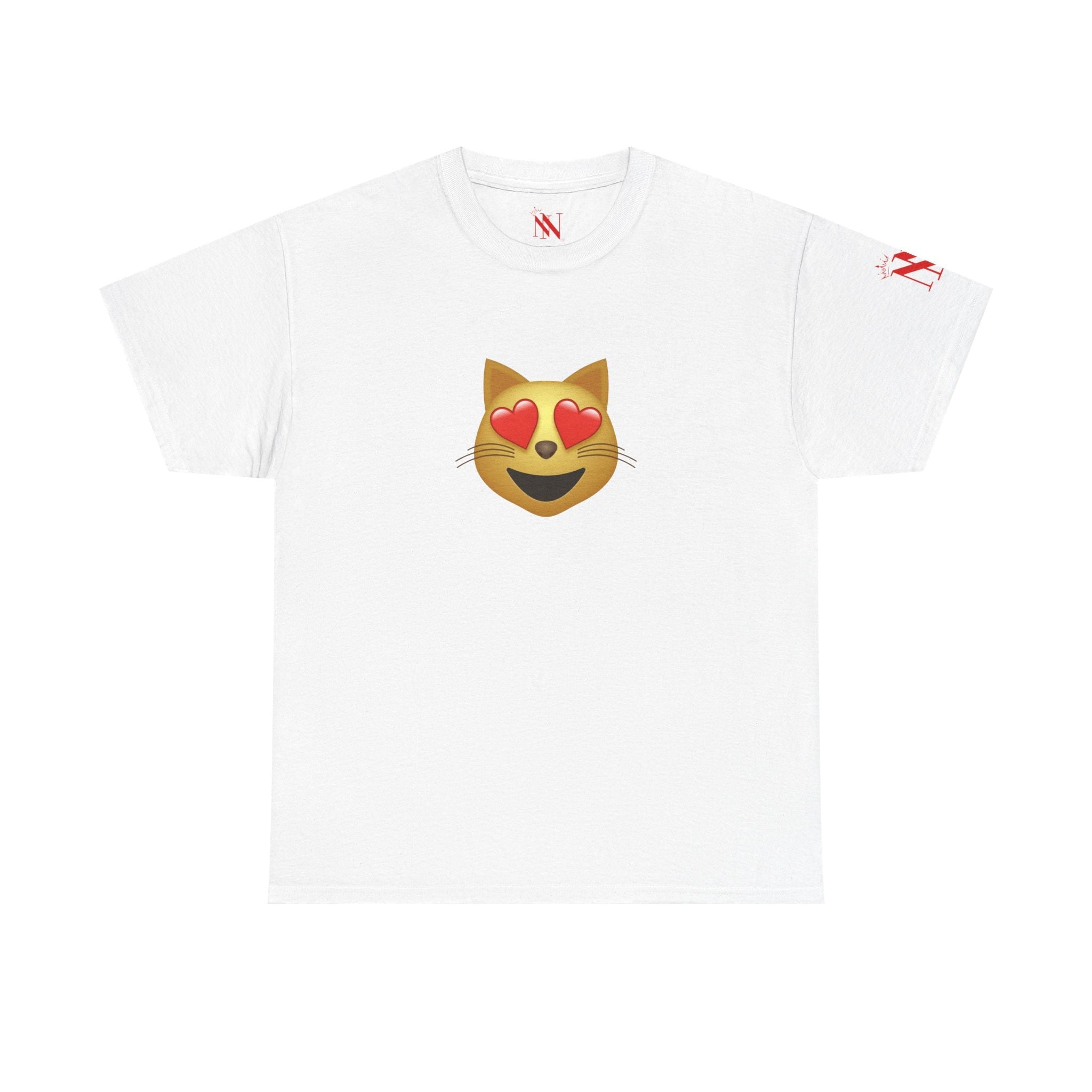 Kitty Love Emoji | Mix & Match 100% Cotton Unisex Fun-Flirty Lovers’ Tees