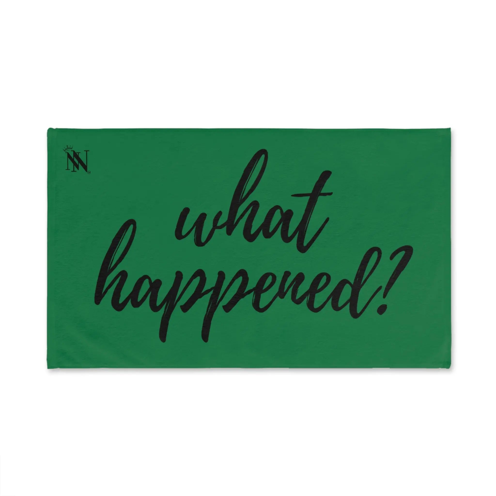 What Happened? Green Cum Towel