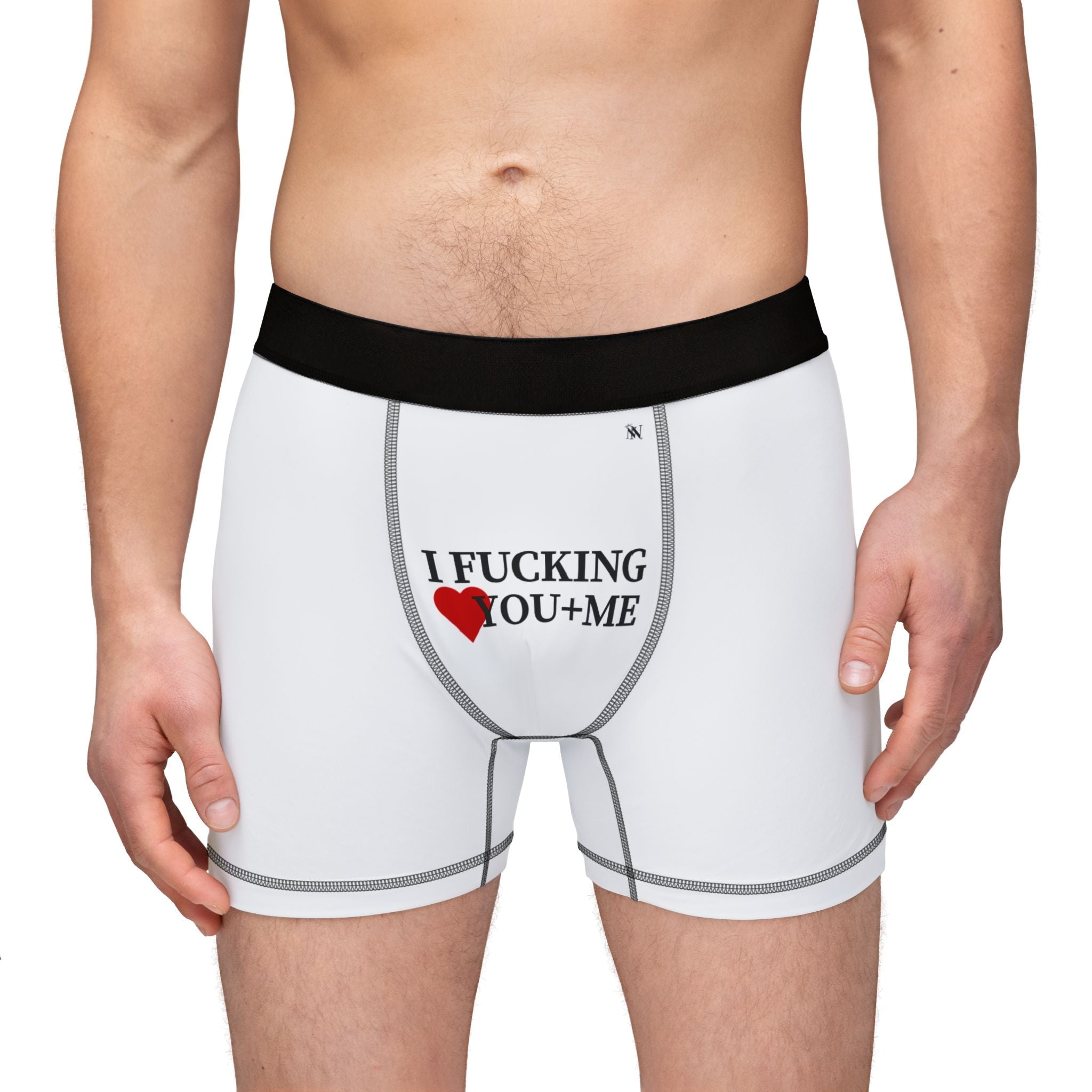 I Fucking Love You + Me | Mix & Match Men’s Fun-Flirty Lovers’ Boxer Briefs