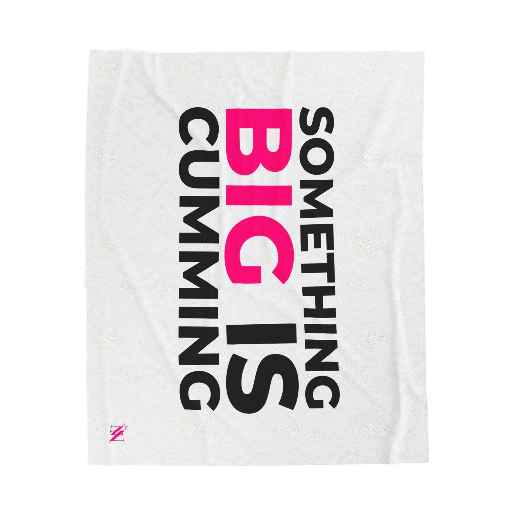 Something Big is Cumming | Mix & Match Velveteen Fun-Flirty Lovers’ Blankets