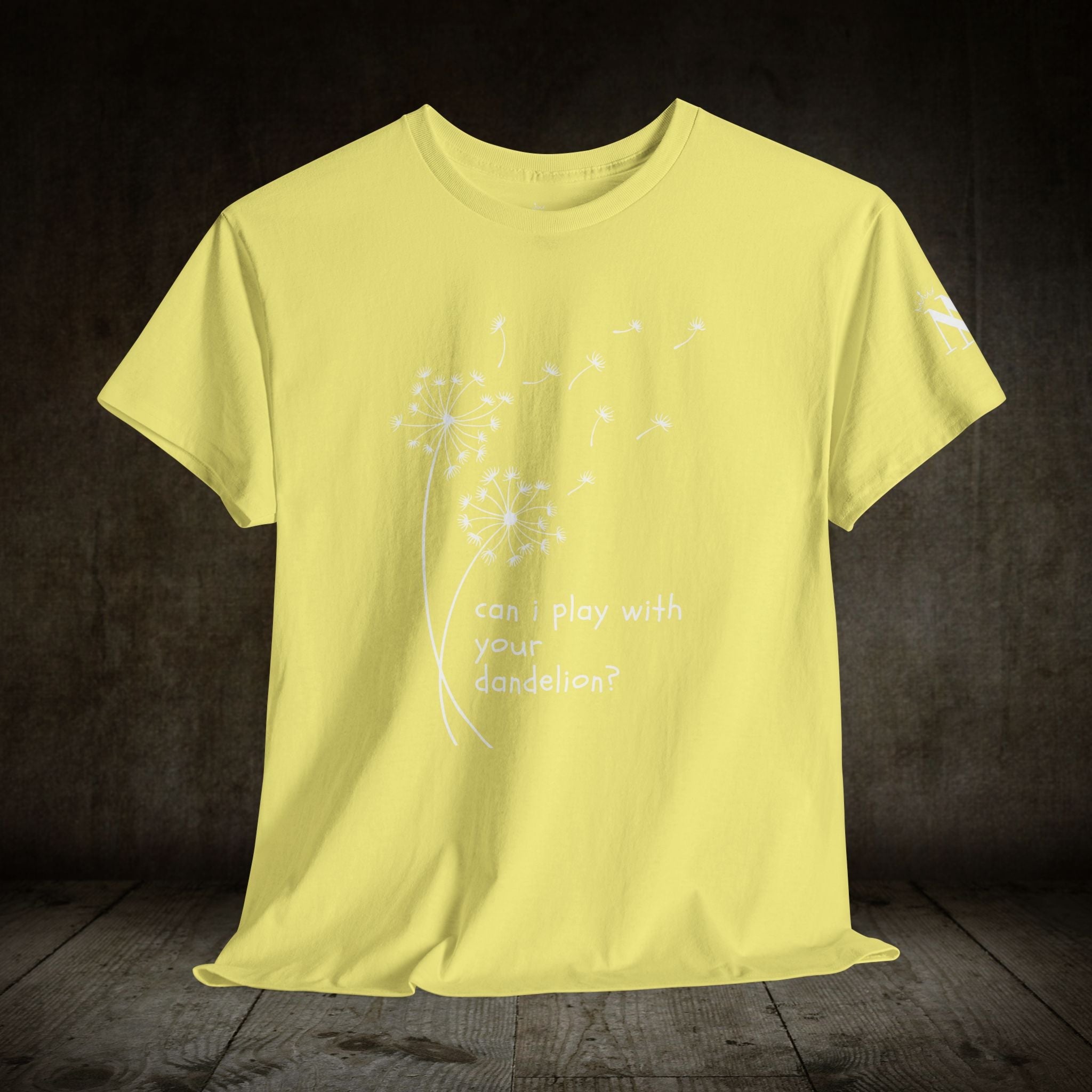 Can I Play With Your Dandelion? | Mix & Match 100% Cotton Unisex Fun-Flirty Lovers’ Tees