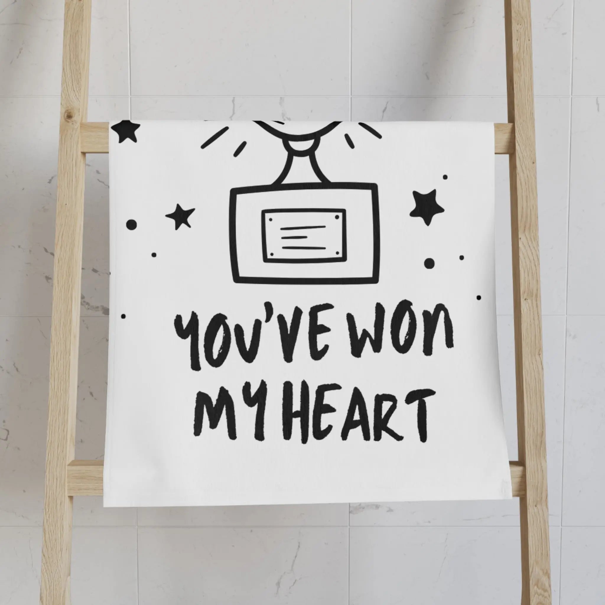 You’ve Won My Heart Cum Towel