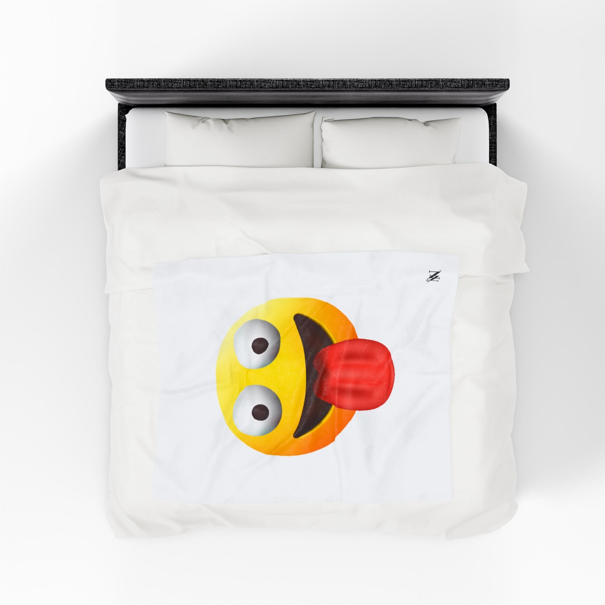 Licker Emoji | Mix & Match Velveteen Fun-Flirty Lovers’ Blankets
