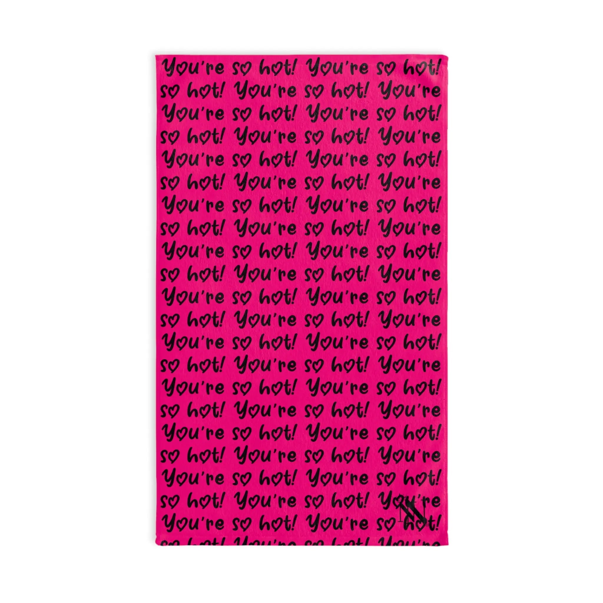 You’re So Hot! Patterned Signature Pink | Nectar Napkins Classic Fun-Flirty Lovers’ Colored Towels