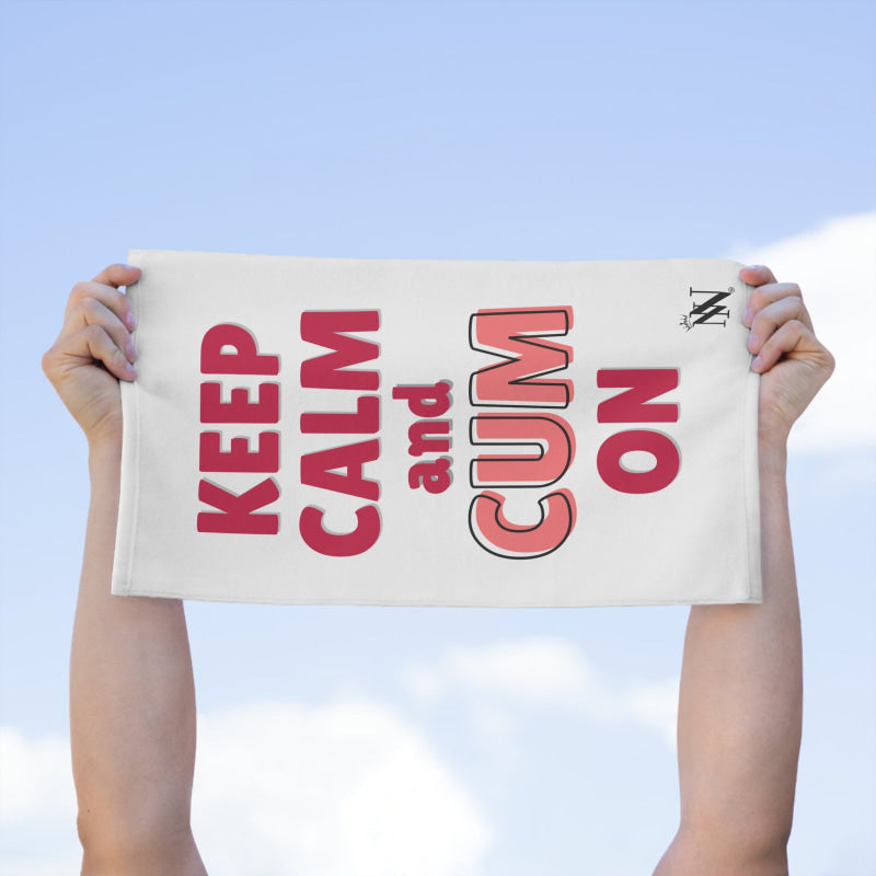 Keep Calm & Cum On | Mix & Match Soft Fun-Flirty Lovers’ Towels
