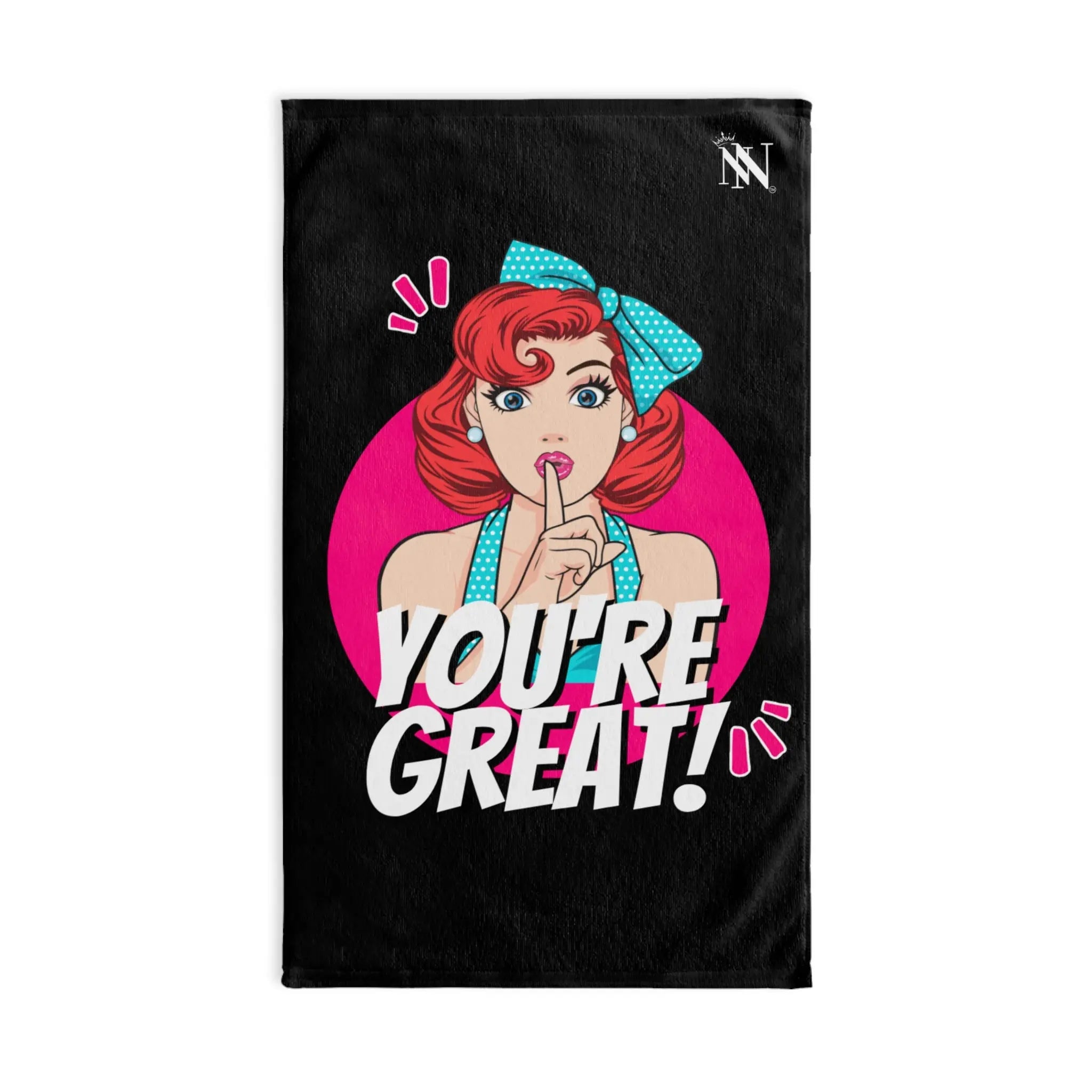 Shh! Youâre Great! Anime | Nectar Napkins Classic Fun-Flirty Loversâ Towels