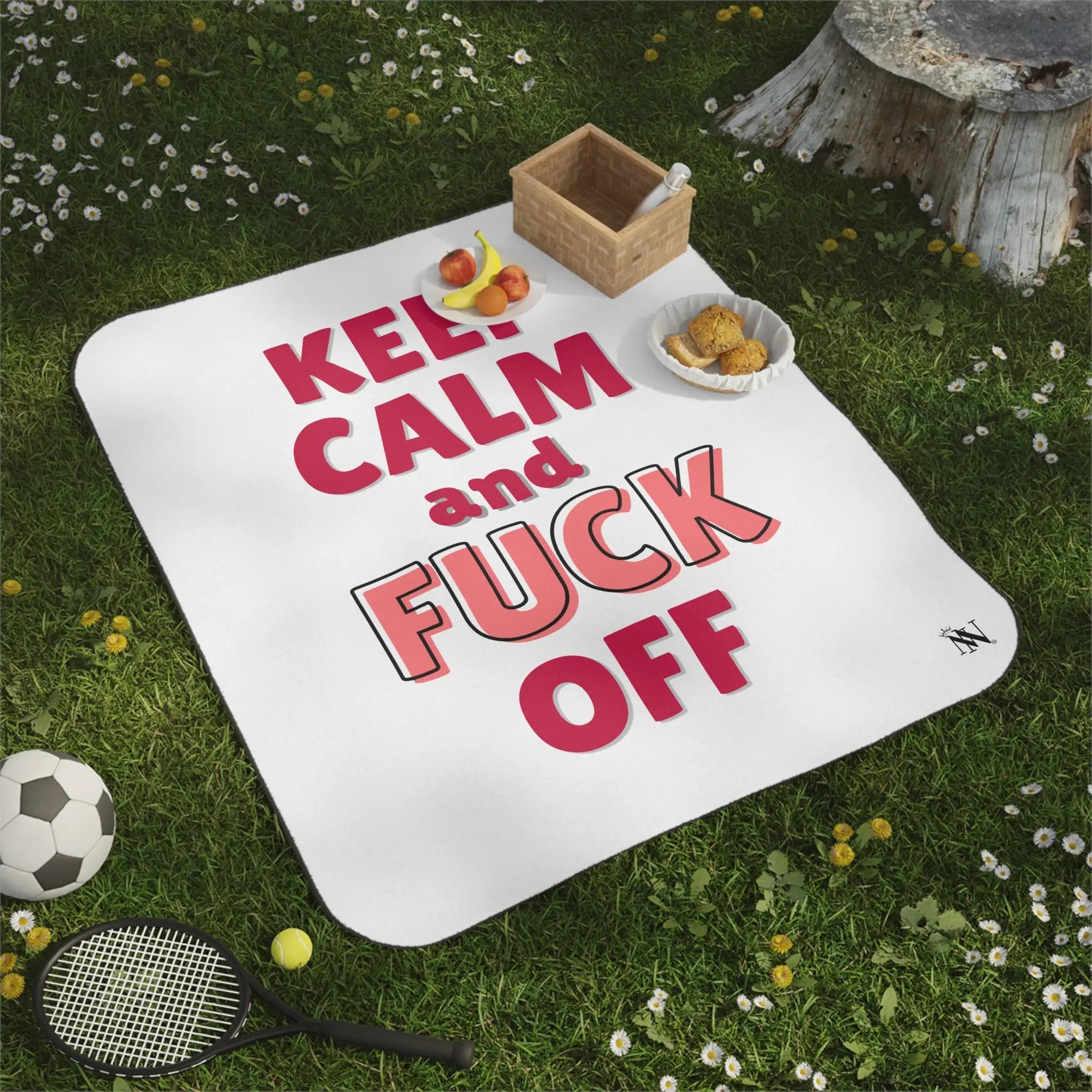 Keep Calm & Fuck Off | Mix Match Fun-Flirty Lovers’ Water-Resistant Blankets