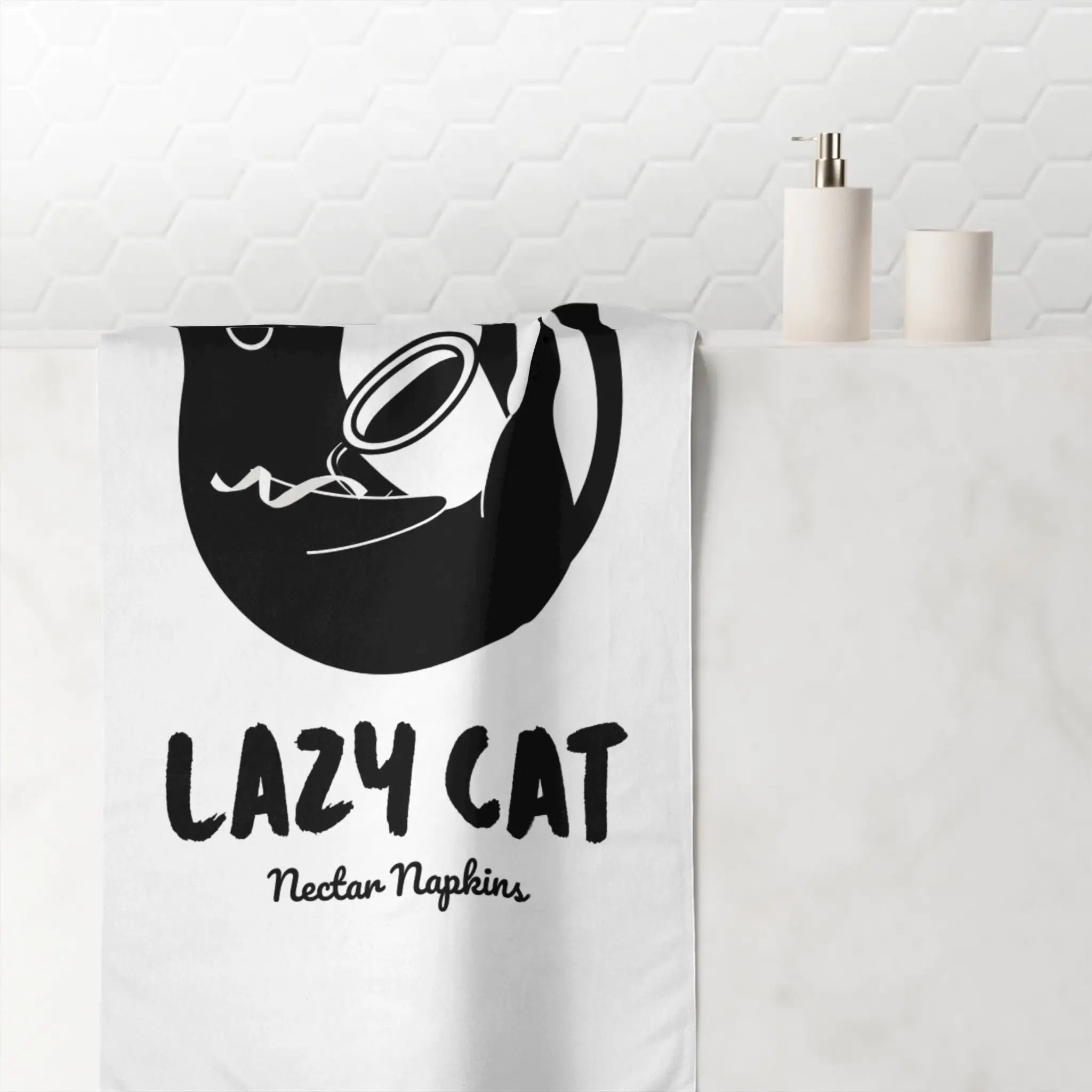 Lazy Cat | Mix & Match XL Fun-Flirty Lovers’ Towels