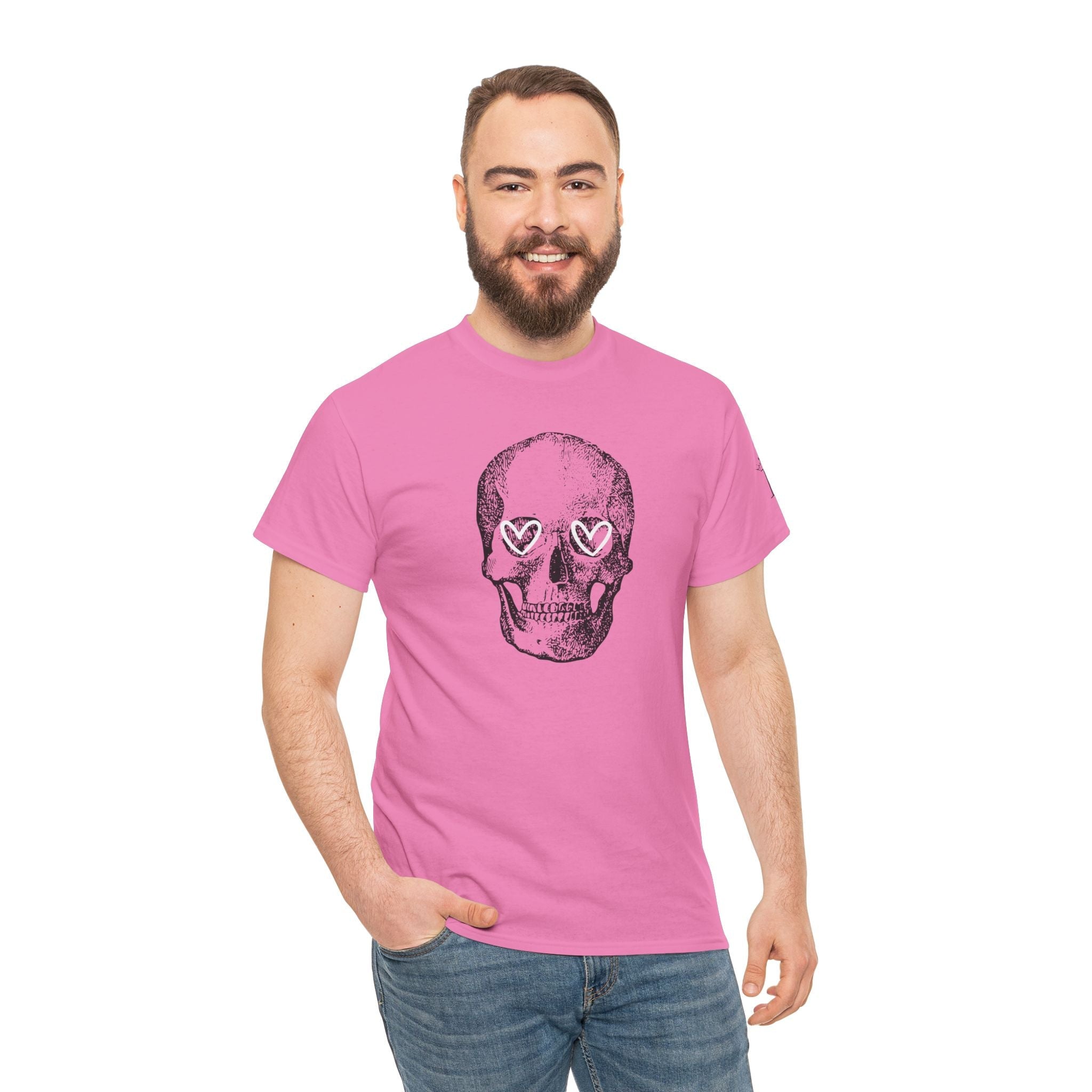 Skull Heart Eyes | Mix & Match Cotton Unisex Fun-Flirty Lovers’ T-Shirts