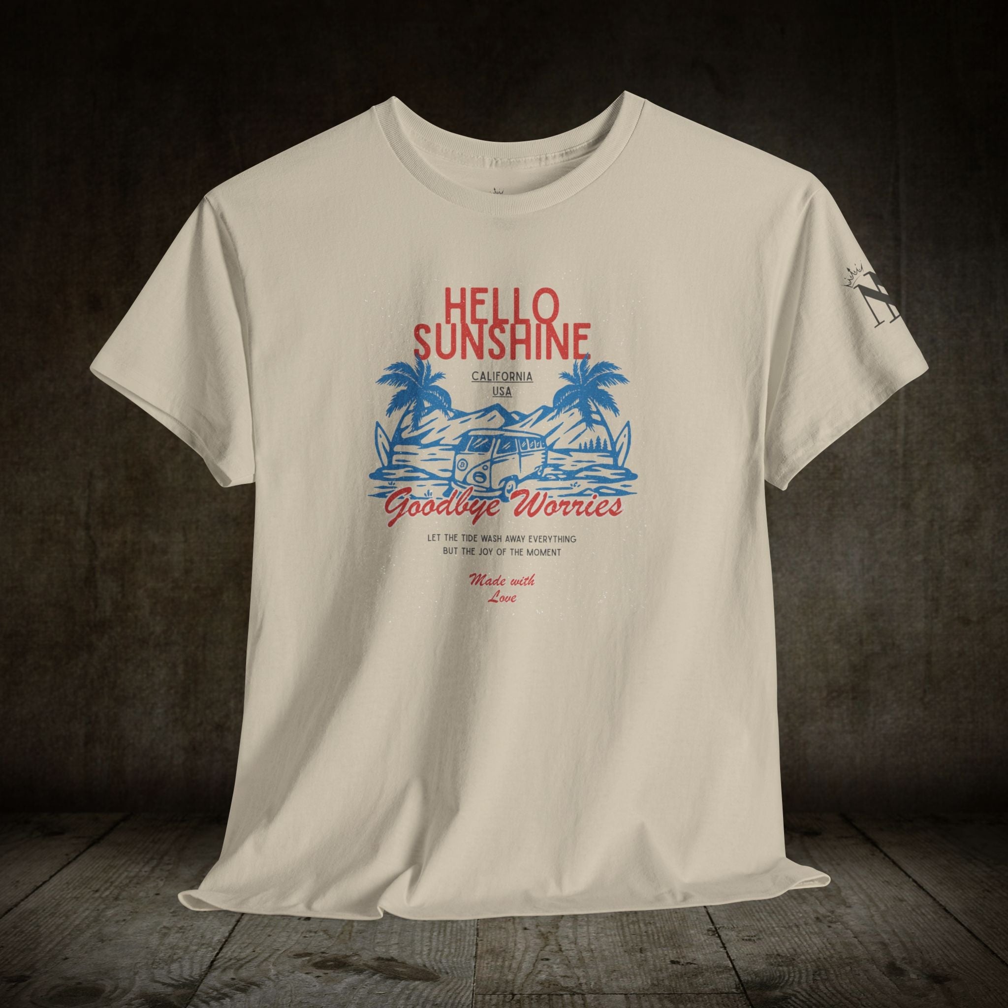 Hello Sunshine Bye Worries | Mix & Match Cotton Unisex Fun-Flirty Lovers’ T-Shirts