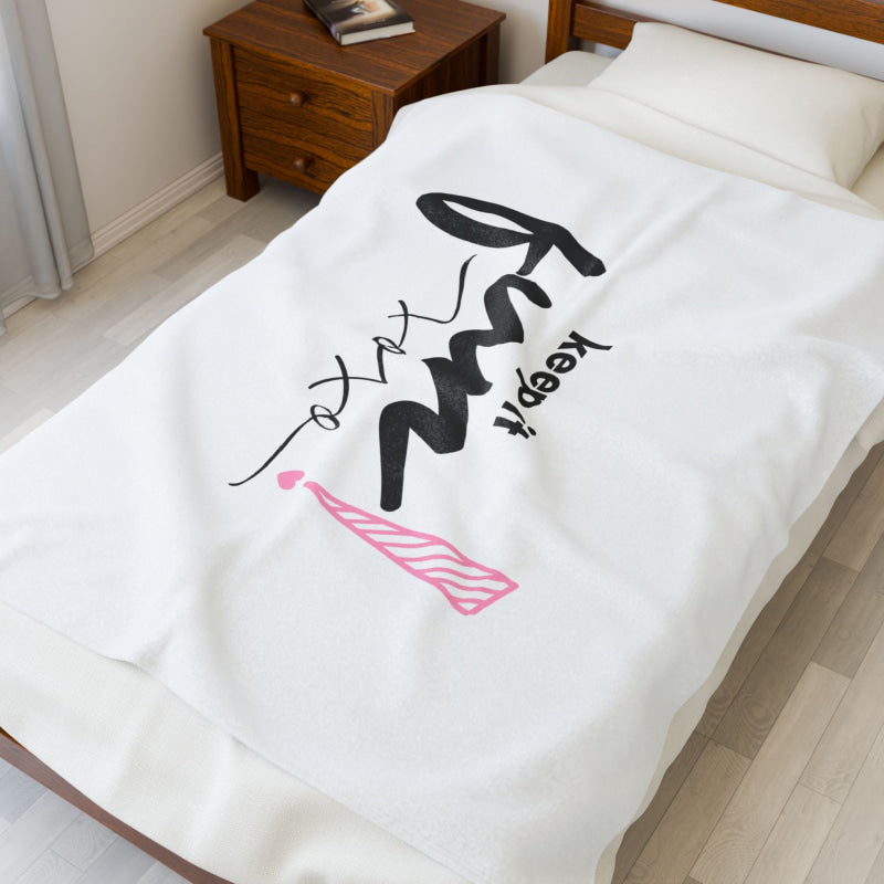 Keep It Fun! XOXO | Mix & Match Soft Fun-Flirty Lovers’ Blankets