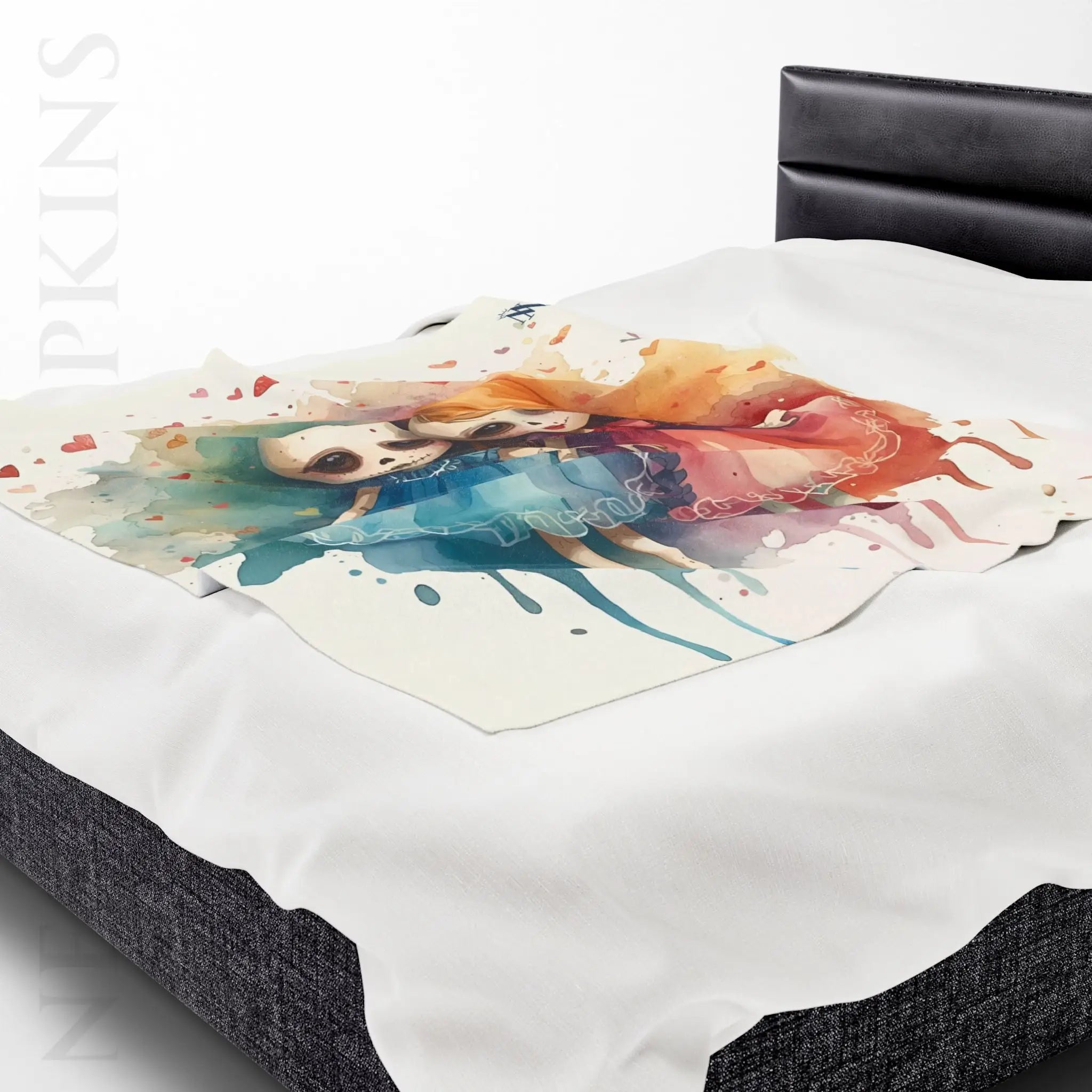 I Just Love Her Dolls Print | Mix & Match Velveteen Fun-Flirty Lovers’ Blankets