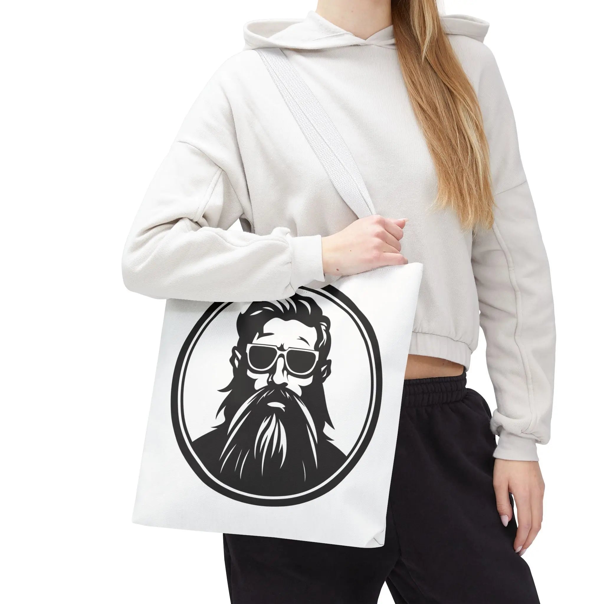 Just Cool Bearded Man Tote Bag
