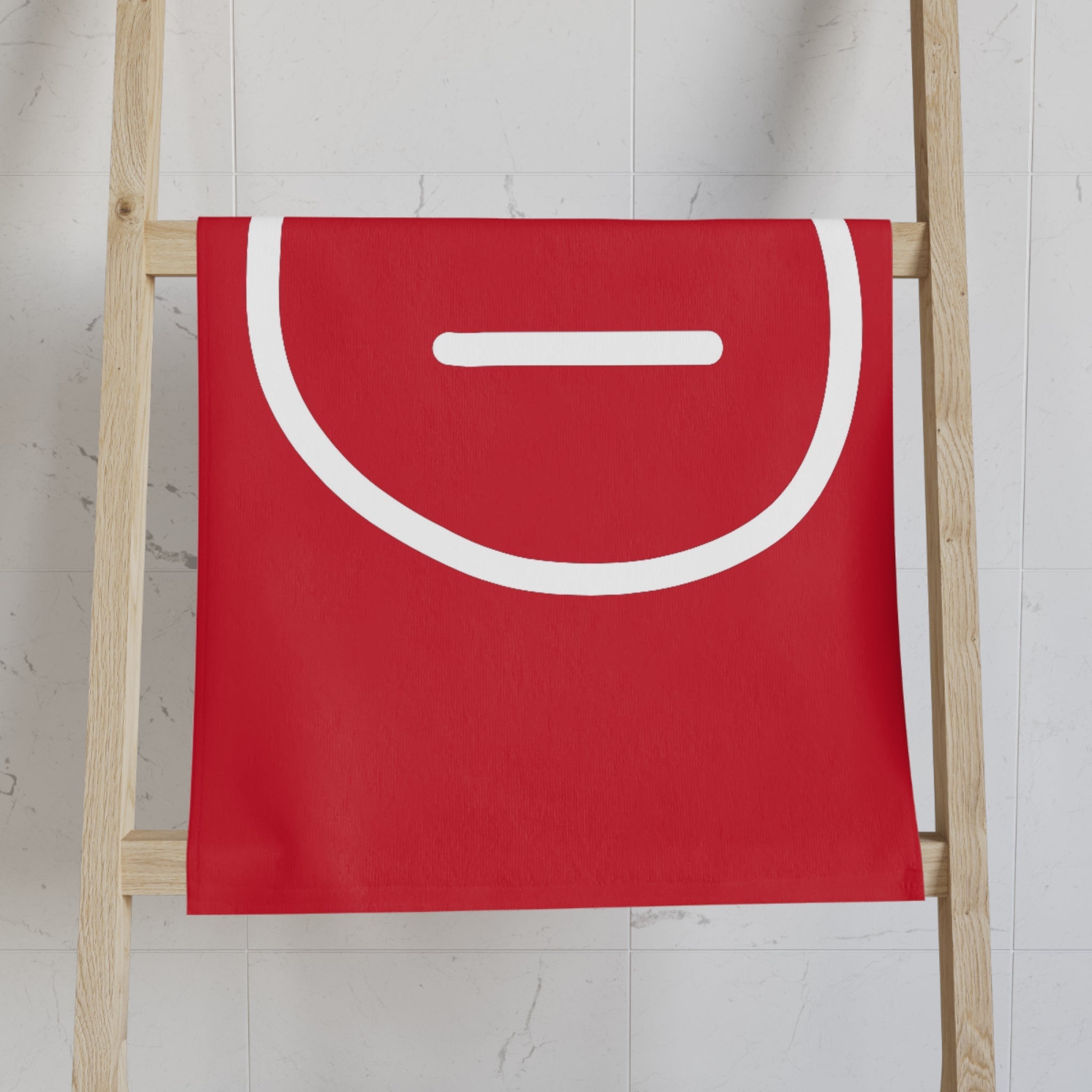 Mehr Emoji Red Cum Towel