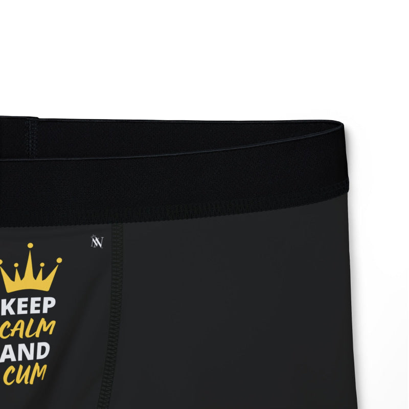 Keep Calm & Cum Queen King | Mix & Match Men’s Fun-Flirty Lovers’ Boxer Briefs