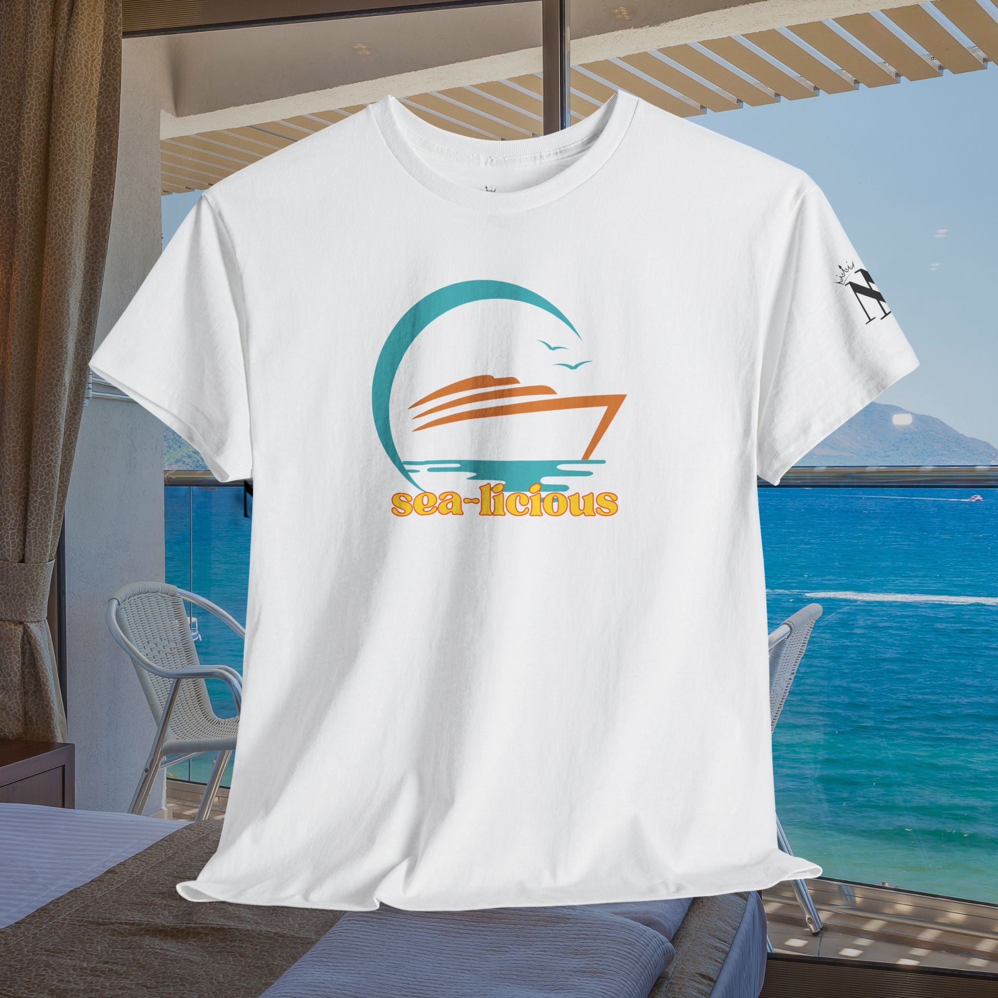 SEA-licious Vacation | Mix & Match 100% Cotton Unisex Fun-Flirty Lovers’ Tees