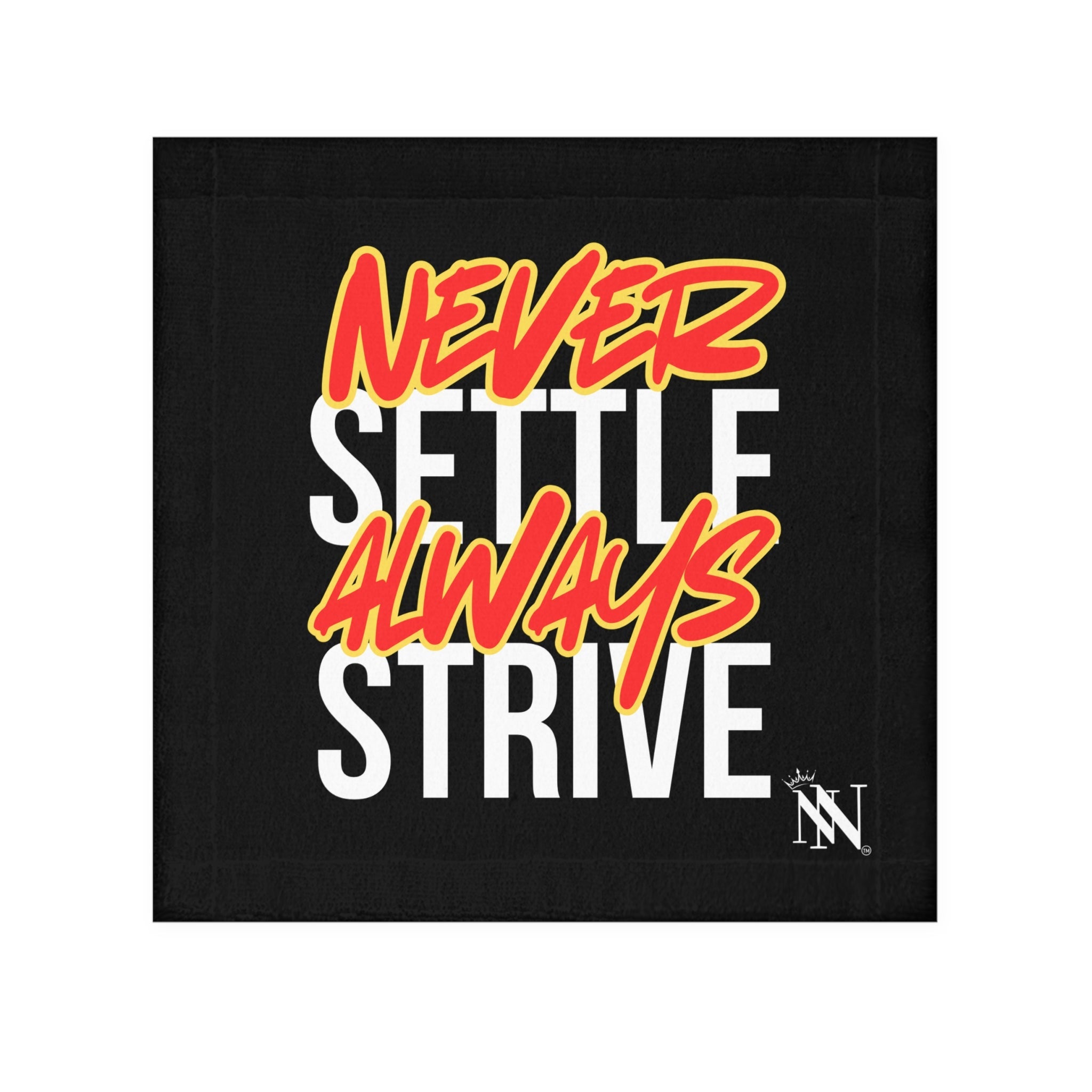 Never Settle Always Strive | Mix & Match Lils’ Fun-Flirty Lovers’ Towels