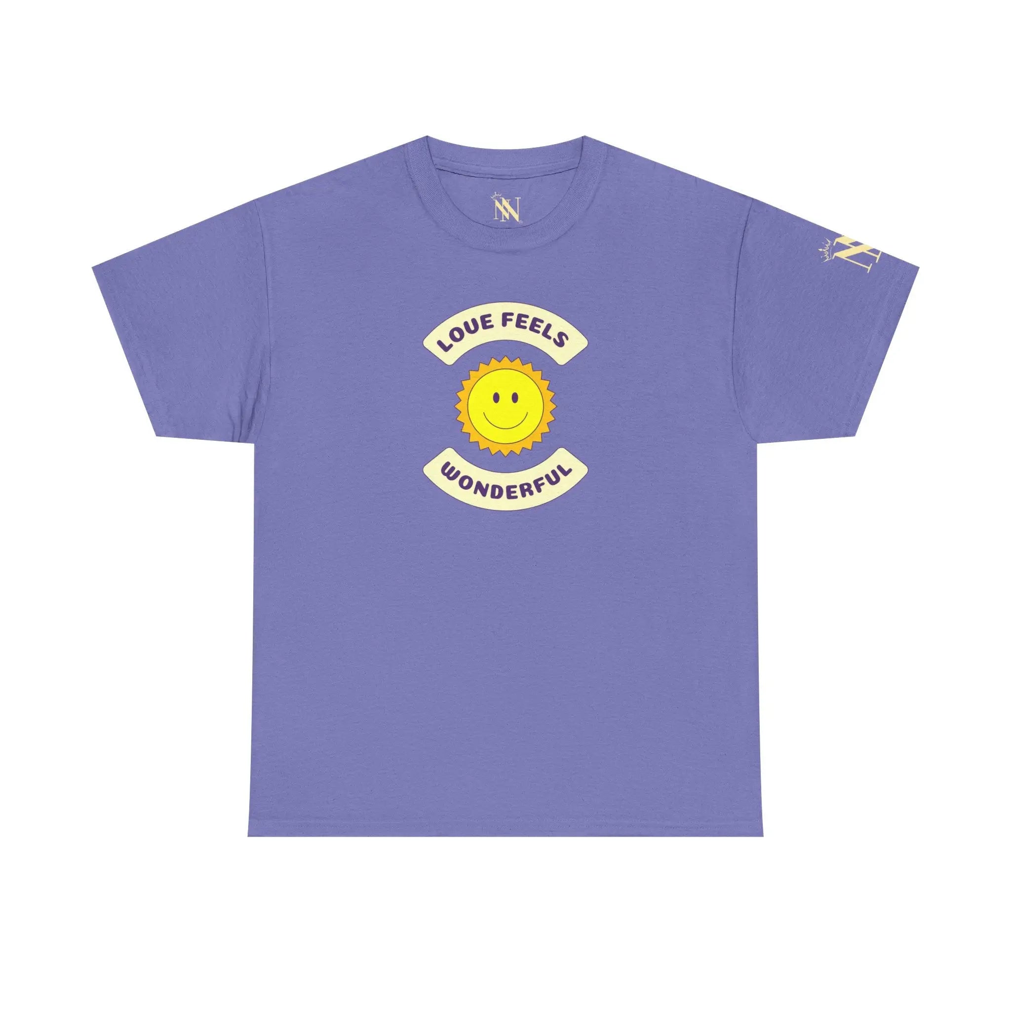 Love Feels Wonderful Retro Cotton T-Shirt