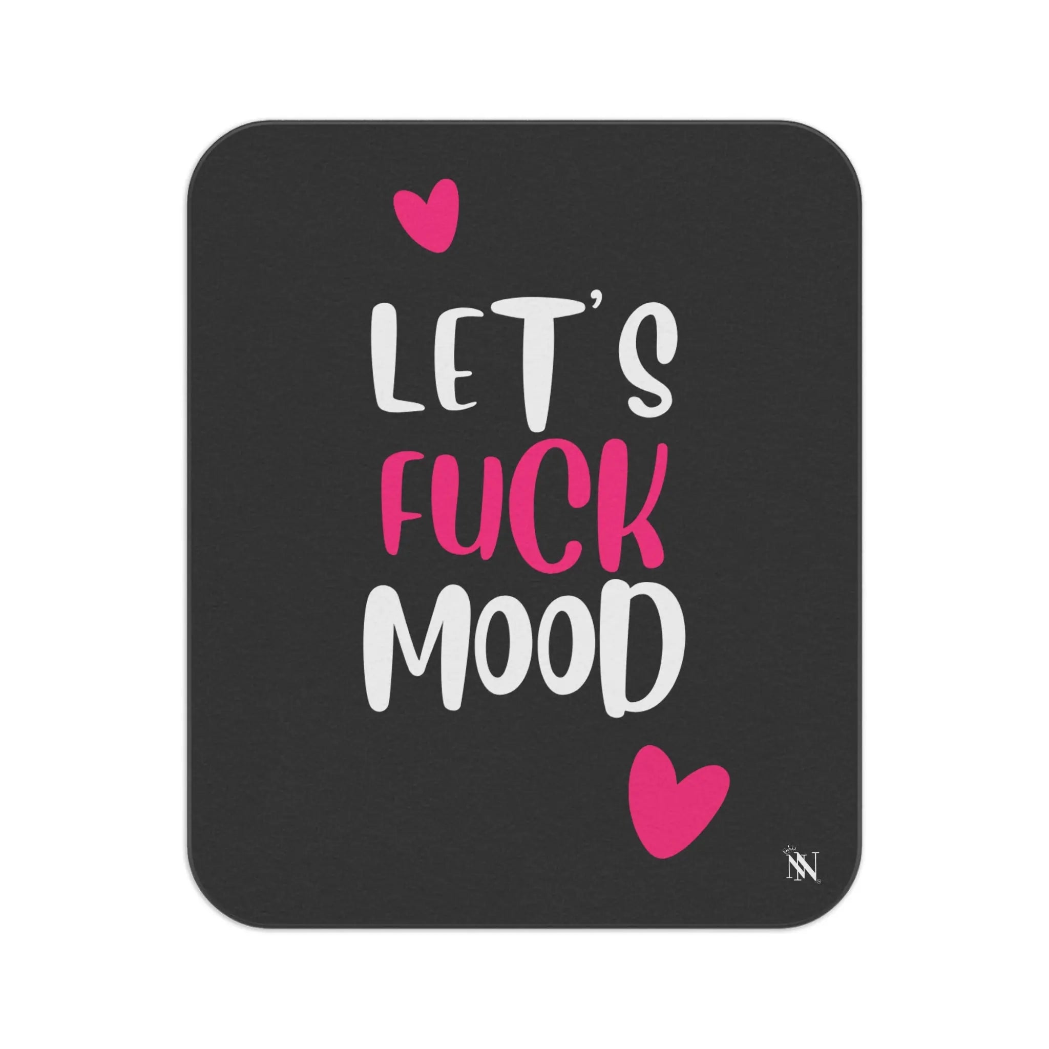 Let’s Fuck Mood Hearts Playful Water-Resistant Sex Blanket