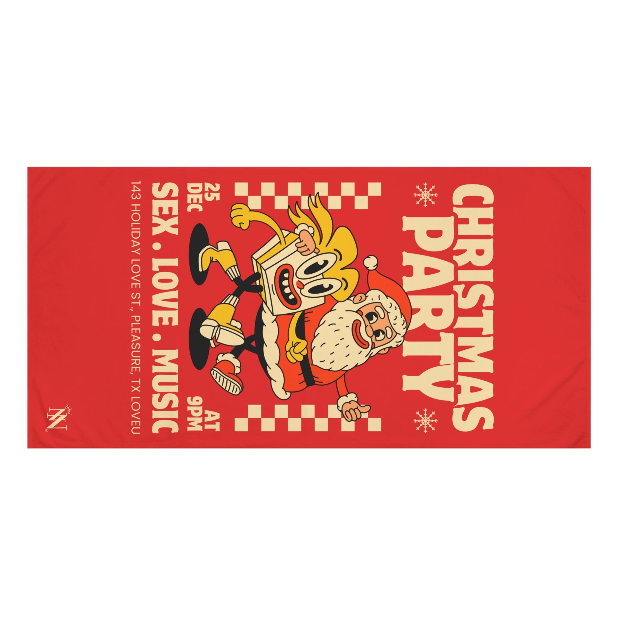 Christmas Party | Mix & Match XL Fun-Flirty Lovers’ Towels