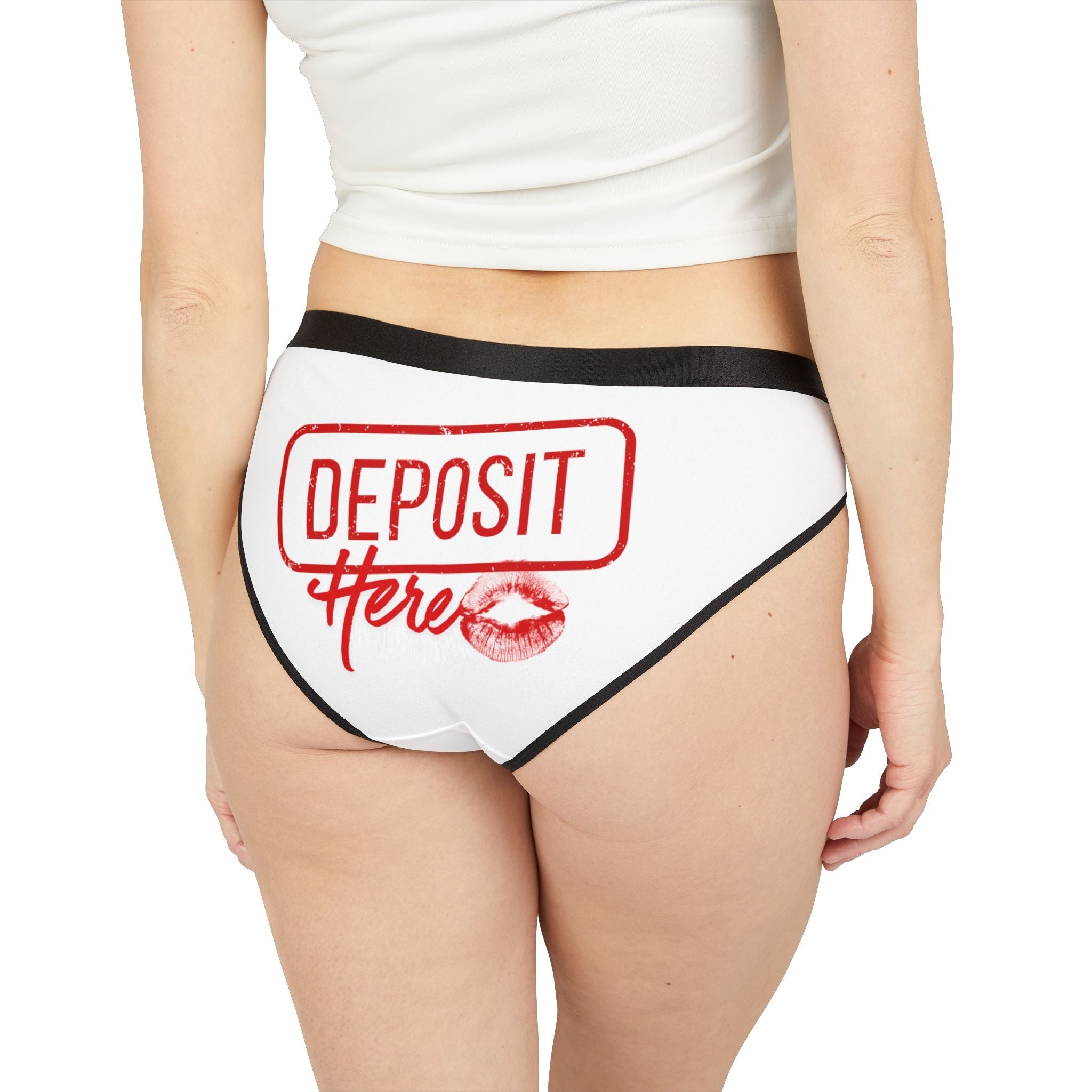 Deposit Here with a Kiss | Mix & Match Women’s Fun-Flirty Lovers’ Thongs