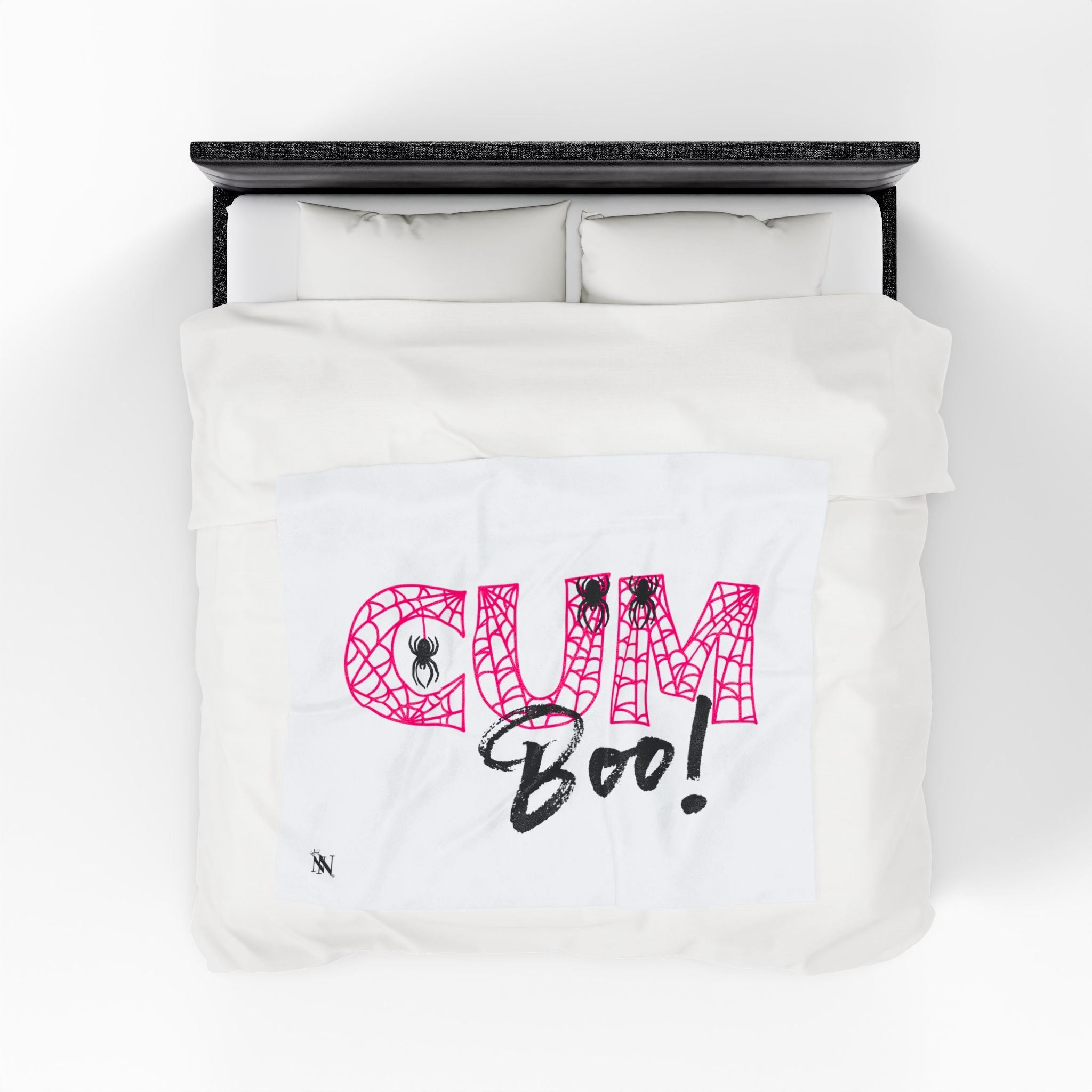 Cum Boo! | Mix & Match Velveteen Fun-Flirty Lovers’ Blankets