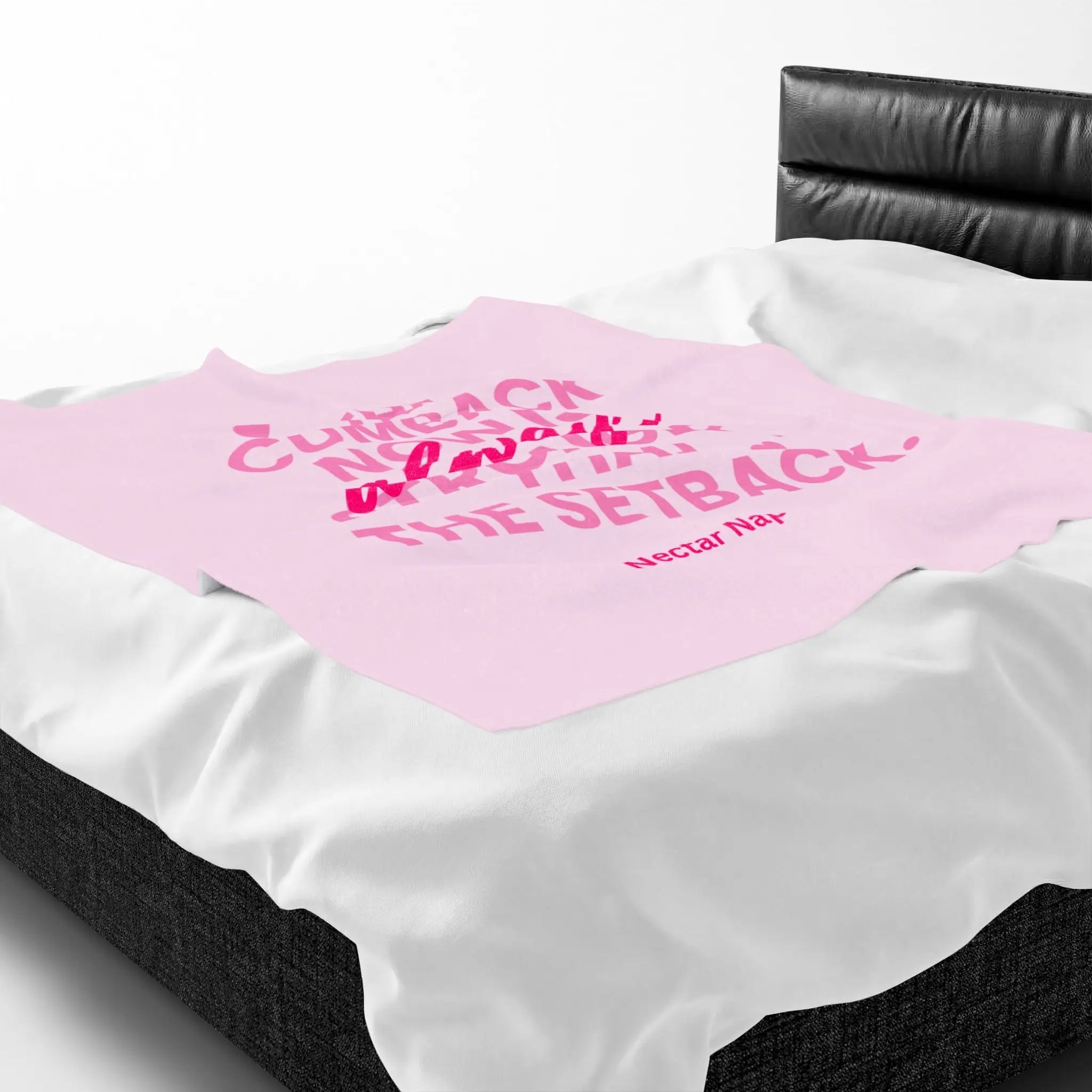 The Cumback Now is Always Stronger Romantic Gifts Silky Soft Love Blanket