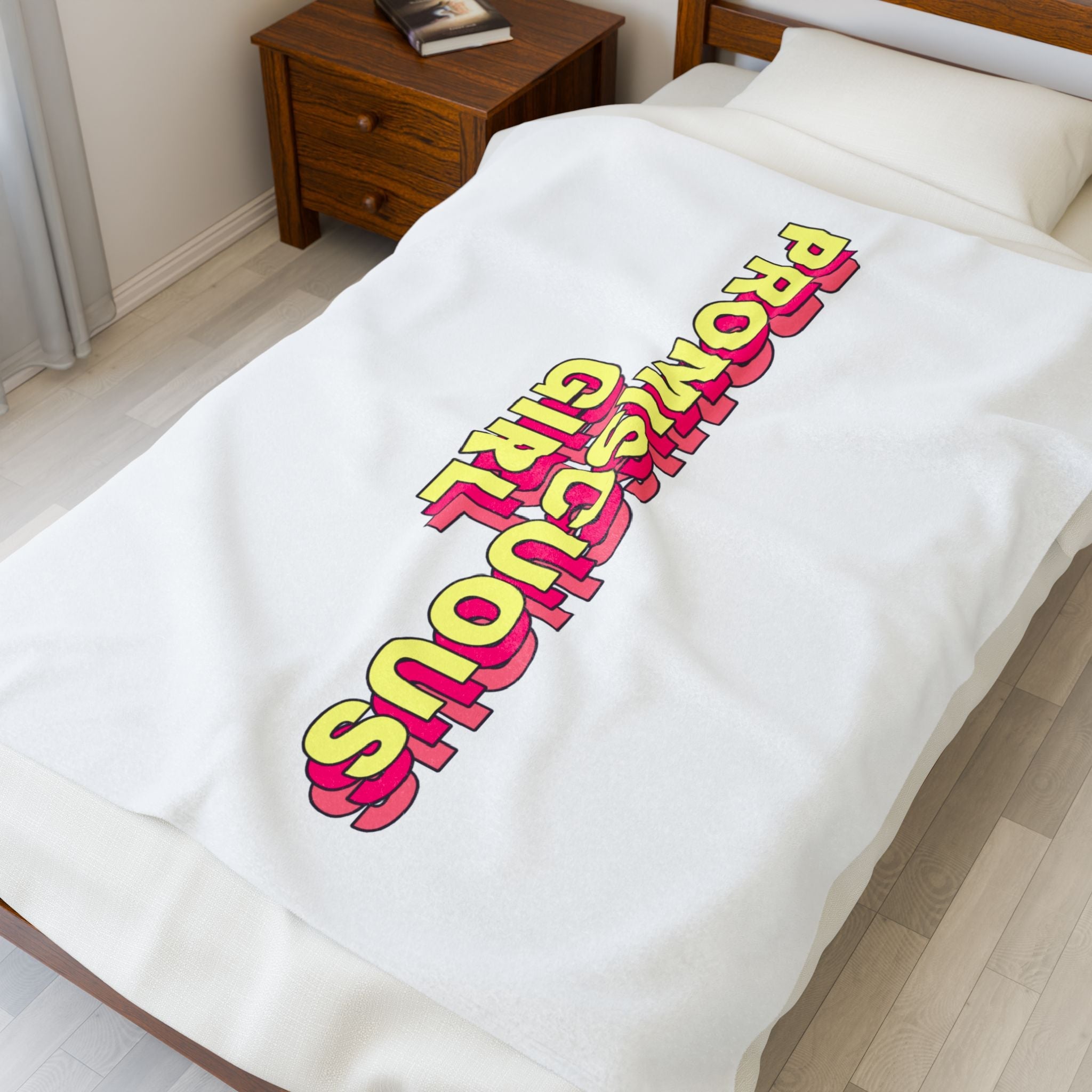 Promiscuous Girl | Mix & Match Velveteen Fun-Flirty Lovers’ Blankets