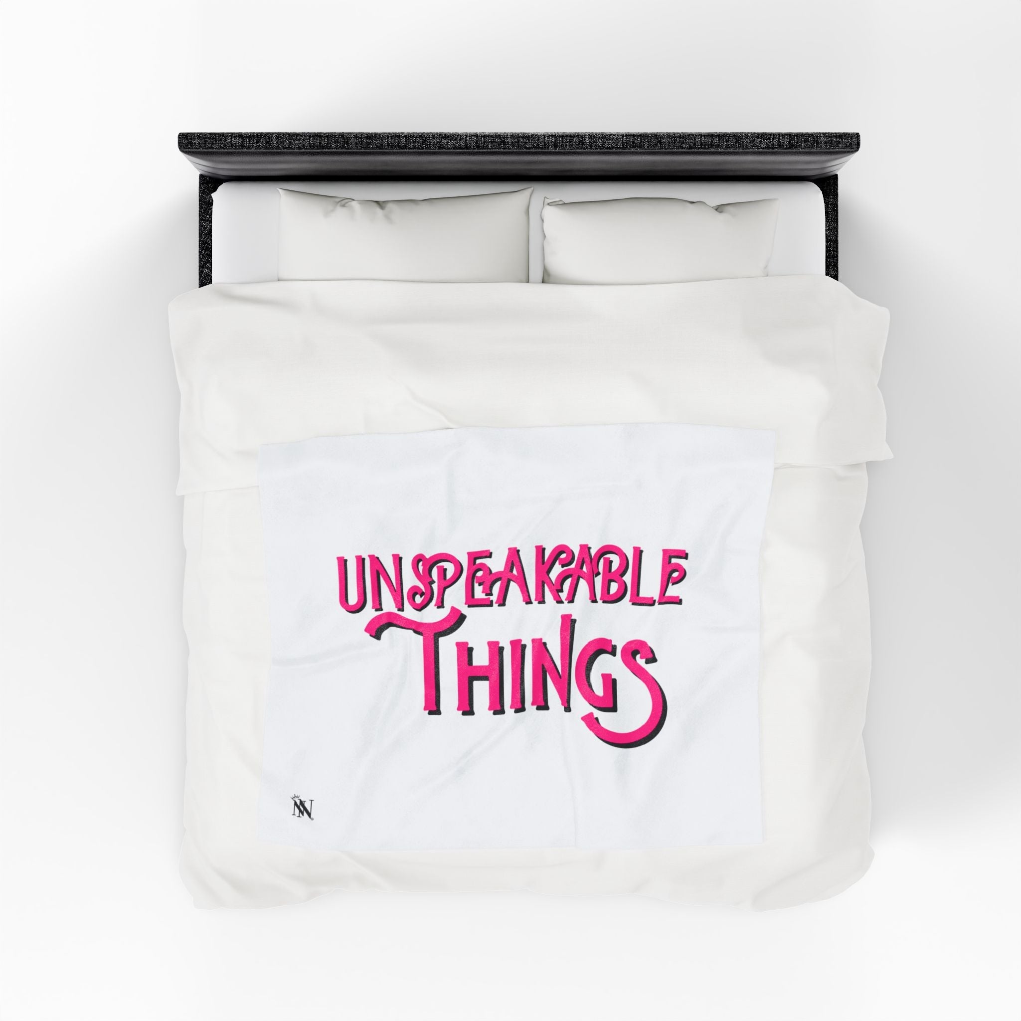Unspeakable Things | Mix & Match Velveteen Fun-Flirty Lovers’ Blankets