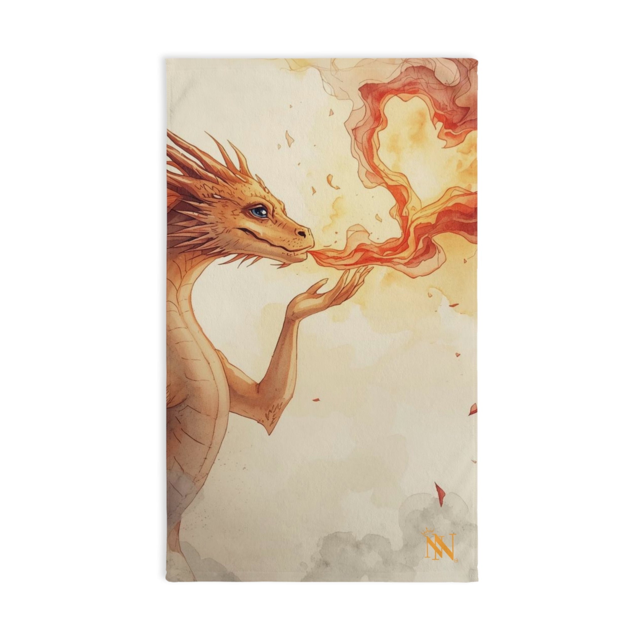 She Breathes Fire Dragon Fantasy | Mix & Match Classic Fun-Flirty Loversâ Towels