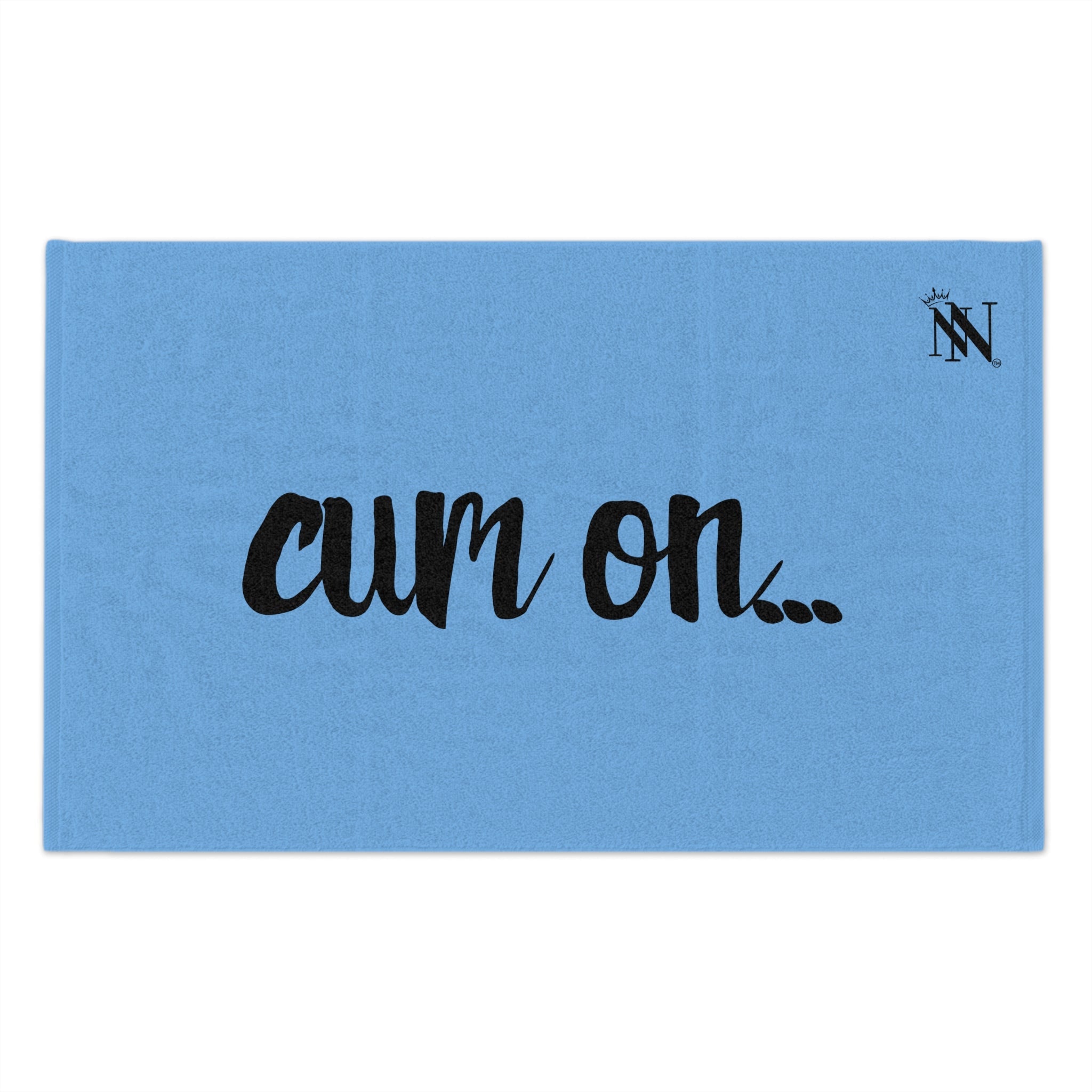 Cum On... Light Blue | Mix & Match Soft Fun-Flirty Lovers’ Towels