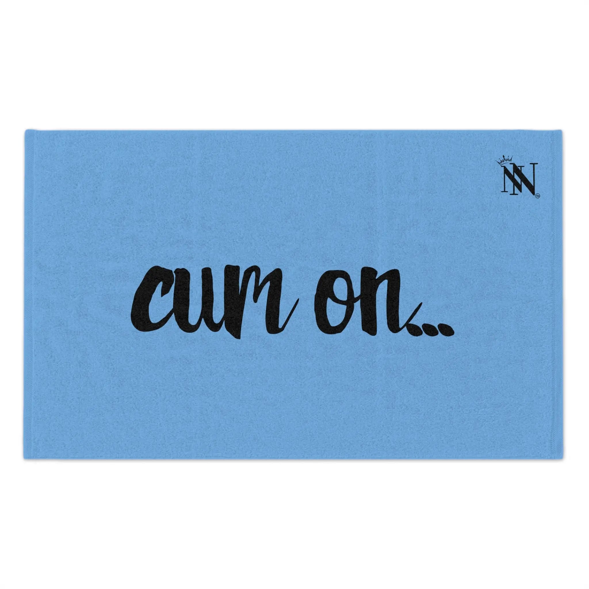 Cum On... Light Blue | Mix & Match Soft Fun-Flirty Lovers’ Towels
