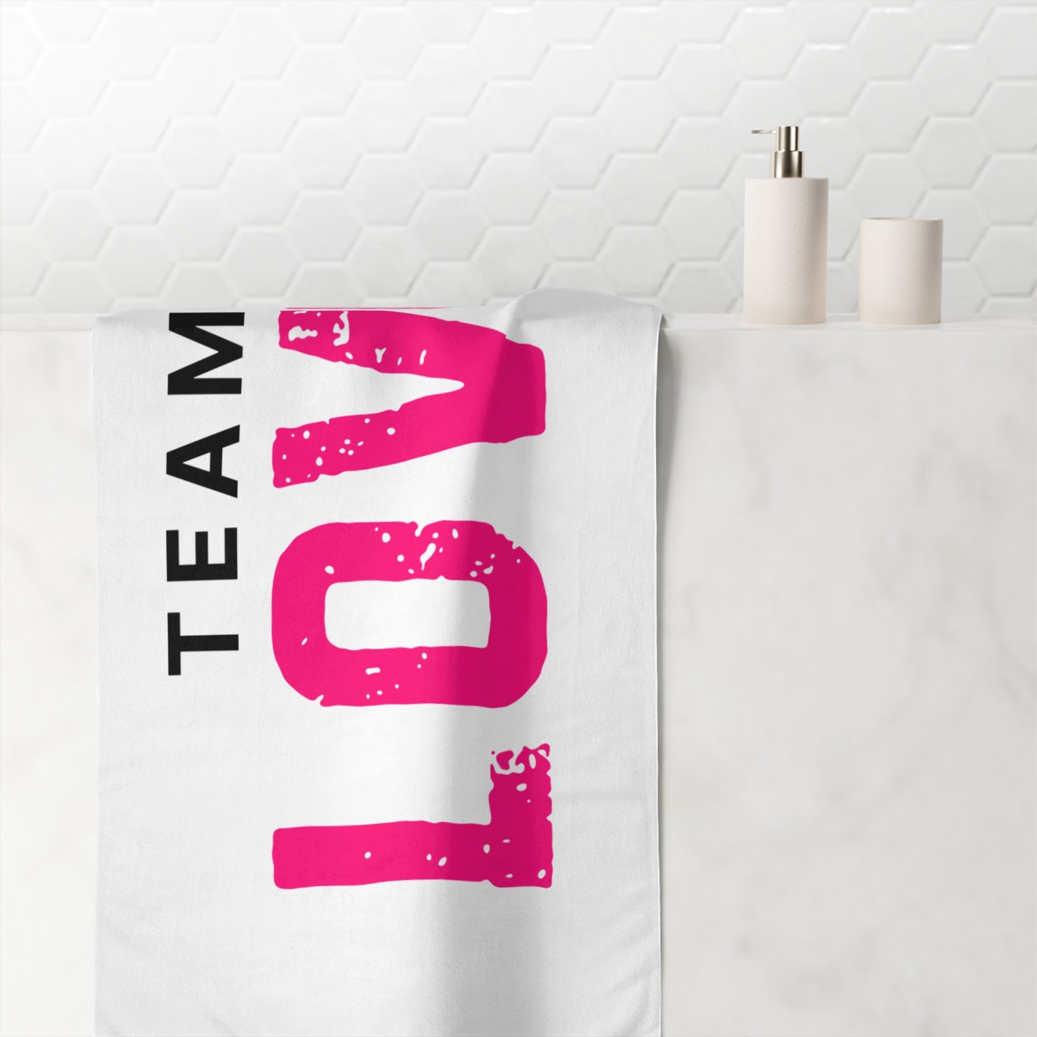 Team Love Naughty Beach Towel