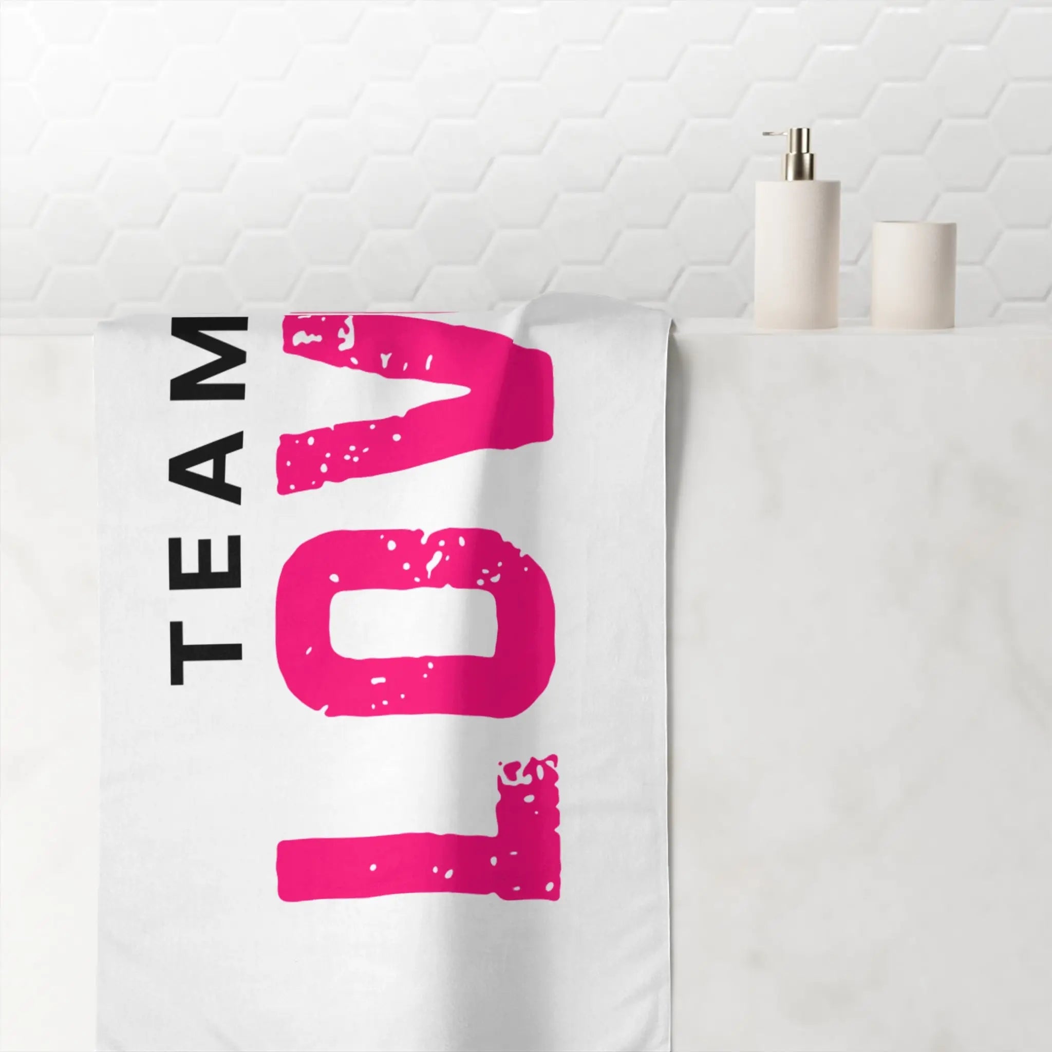 Team Love Naughty Beach Towel