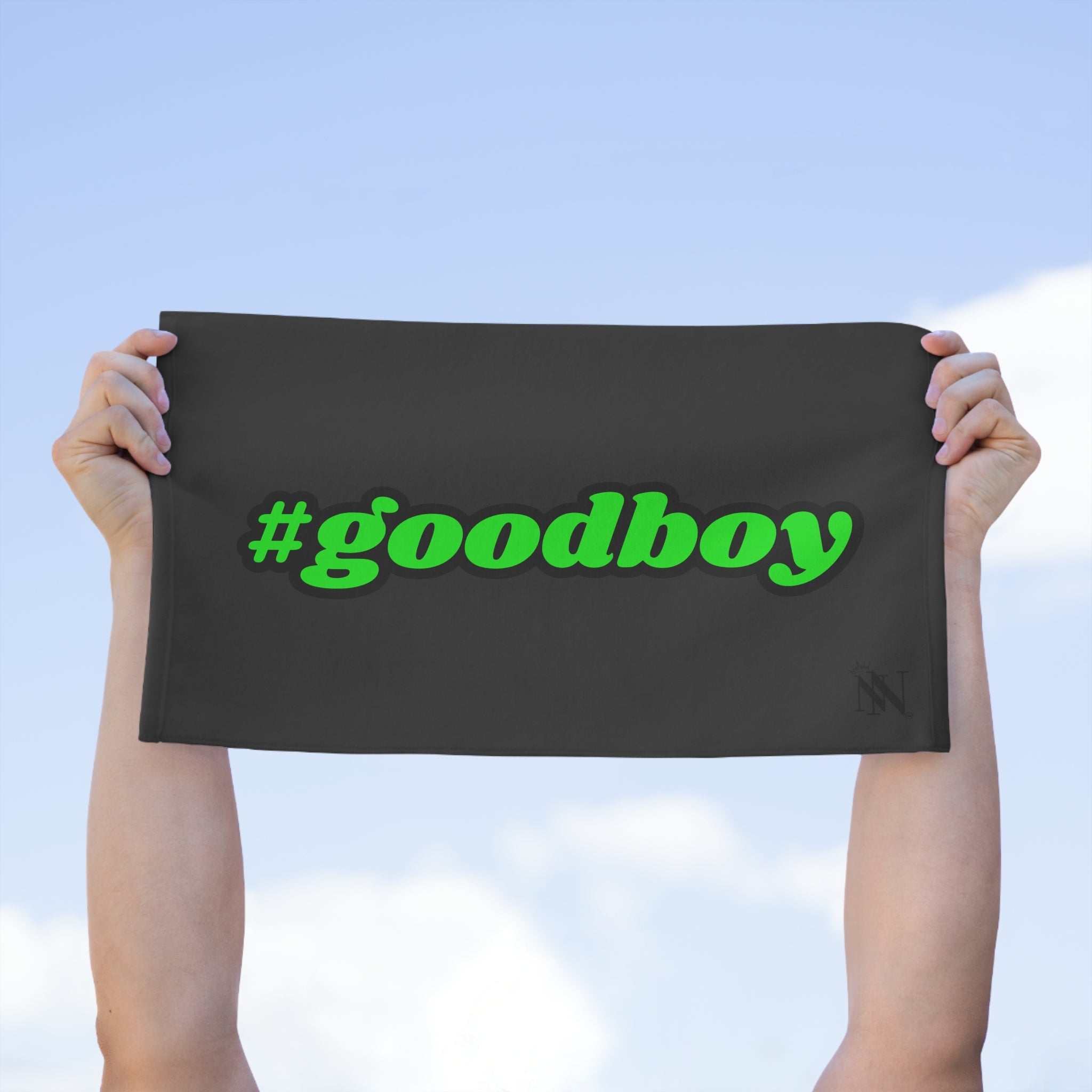 #goodboy Dark Grey | Mix & Match Soft Fun-Flirty Lovers’ Towels