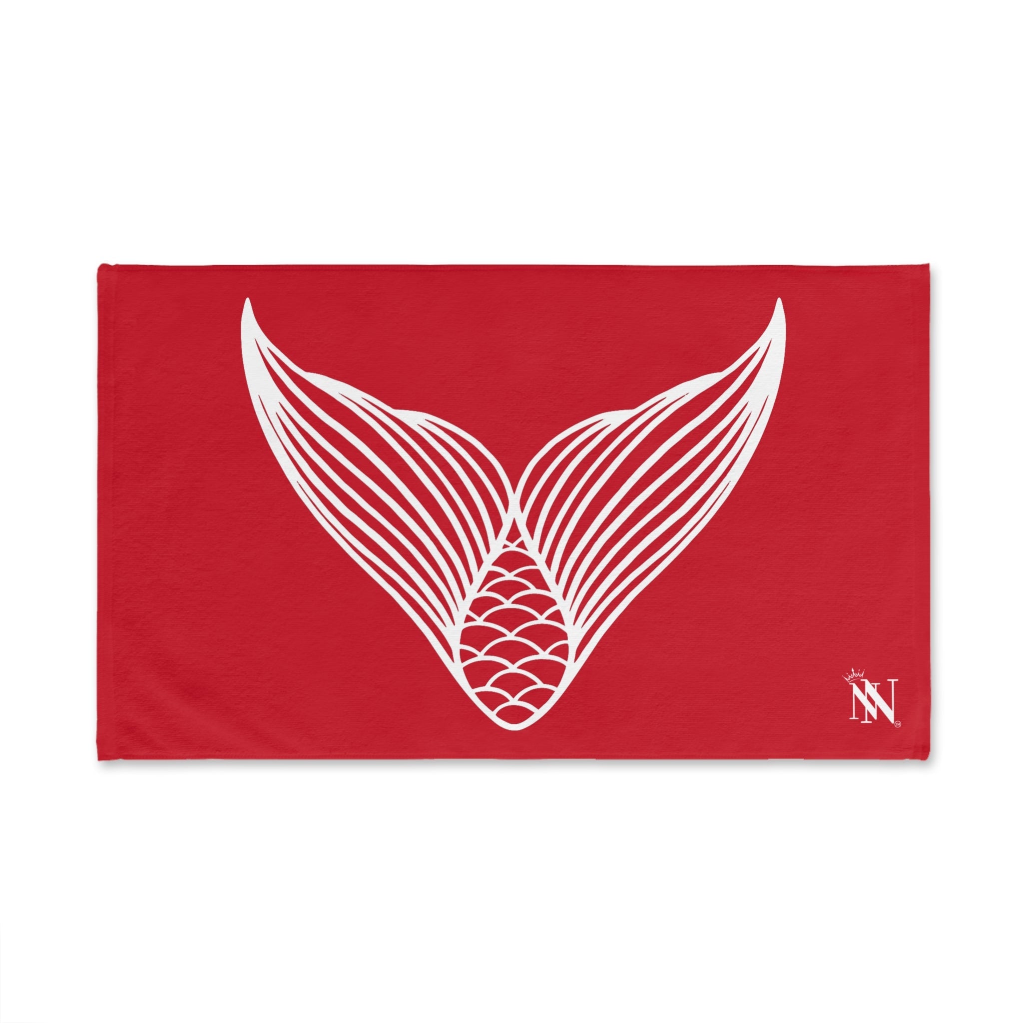 Mermaid Tail Red Cum Towel