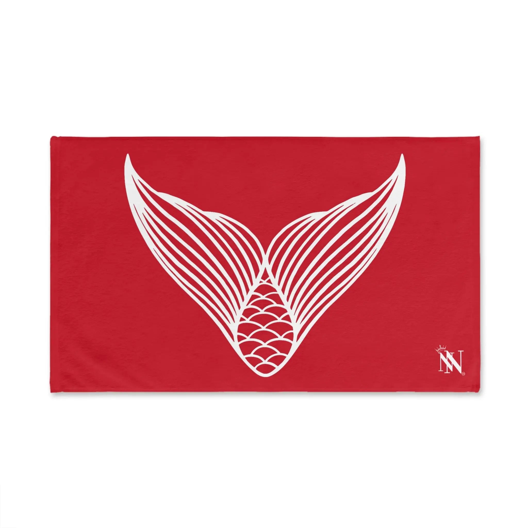 Mermaid Tail Red Cum Towel