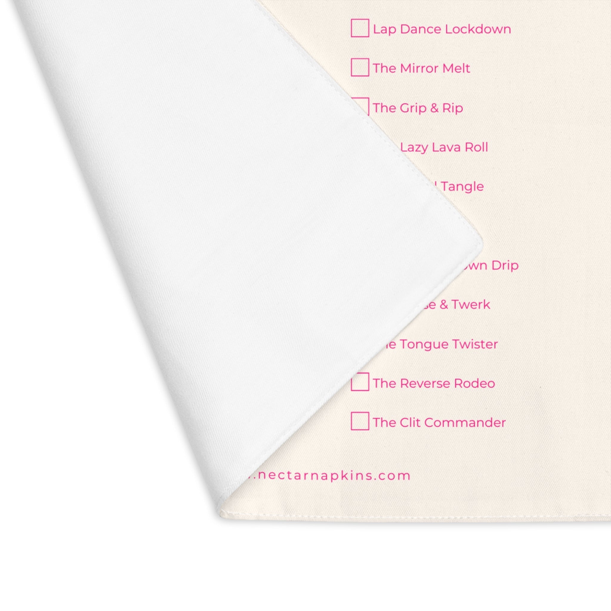 Orgasm Bucket List | Mix & Match Playful Fun-Flirty Lovers’ Toy Mats