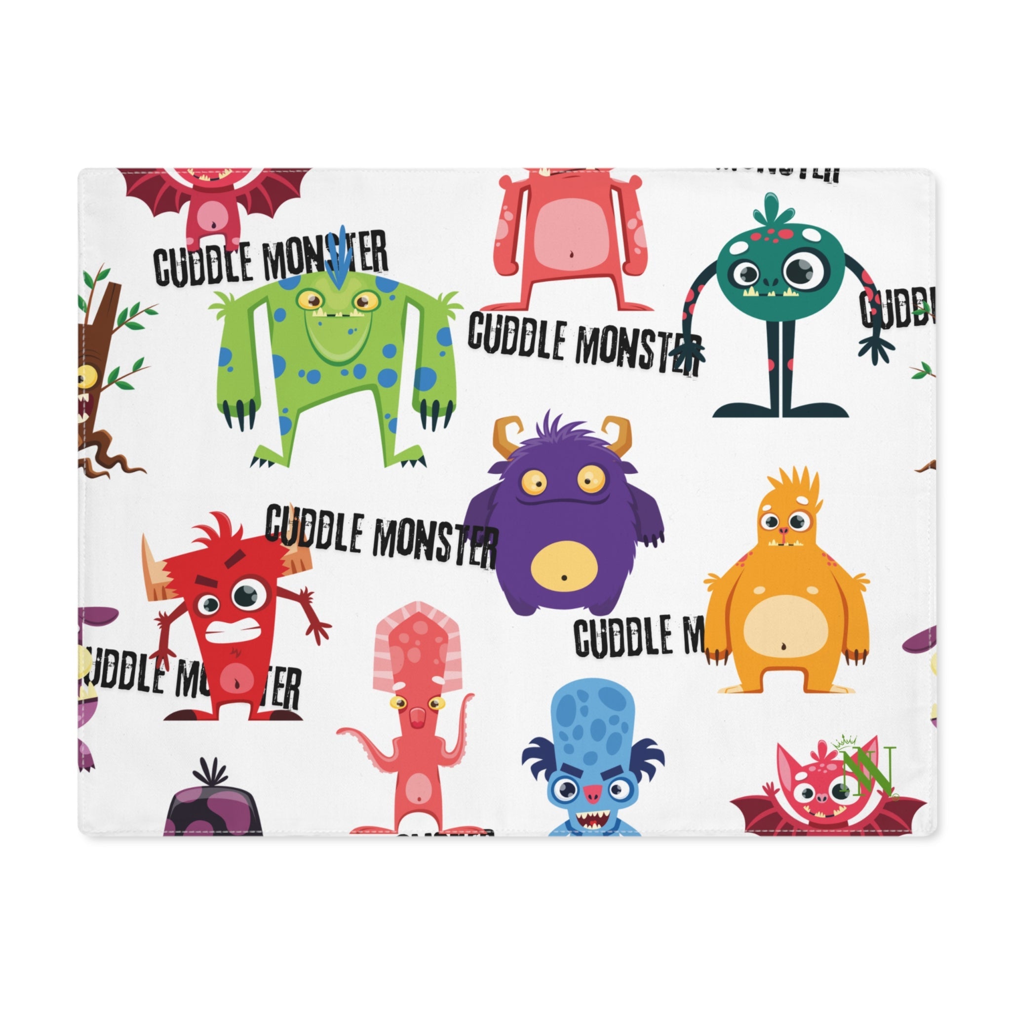 Cuddle Monster Pattern | Mix & Match Playful Fun-Flirty Lovers’ Toy Mats