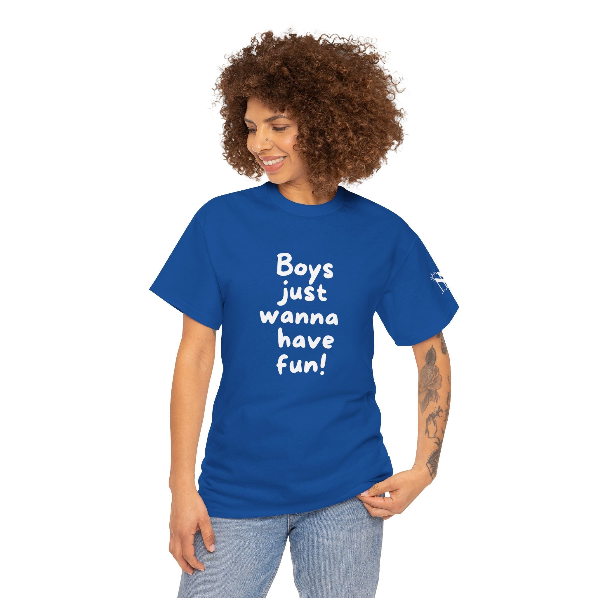 Boys Just Wanna Have Fun! | Mix & Match Cotton Unisex Fun-Flirty Lovers’ T-Shirts