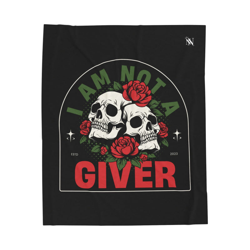 I Am Not a Giver | Mix & Match Soft Fun-Flirty Lovers’ Blankets