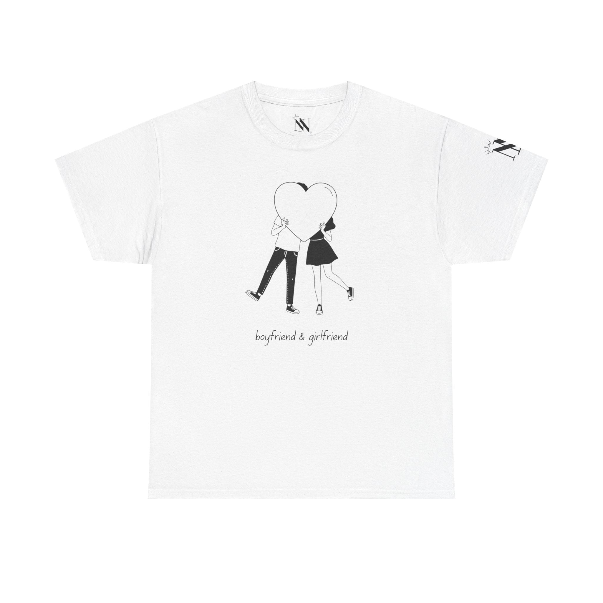 Boyfriend & Girlfriend | Mix & Match Cotton Unisex Fun-Flirty Lovers’ T-Shirts