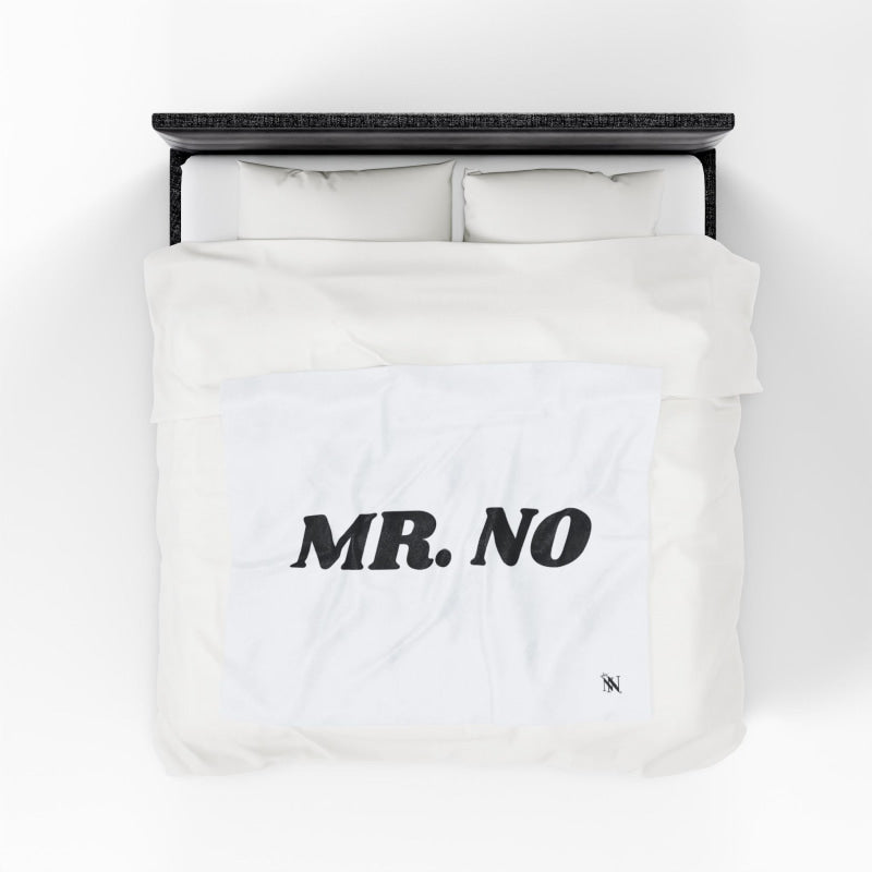 Mr. No | Mix & Match Velveteen Fun-Flirty Lovers’ Blankets