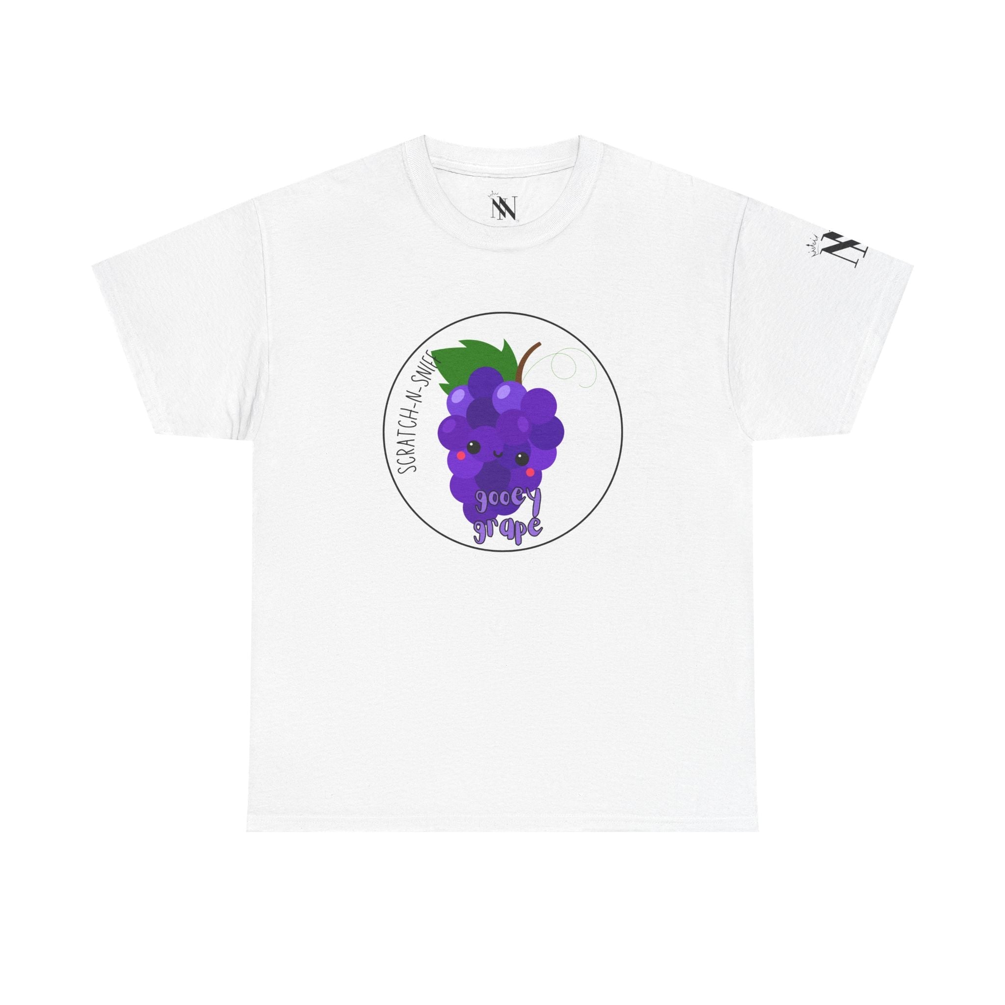 Gooey Grape Scratch N Sniff | Mix & Match 100% Cotton Unisex Fun-Flirty Lovers’ Tees