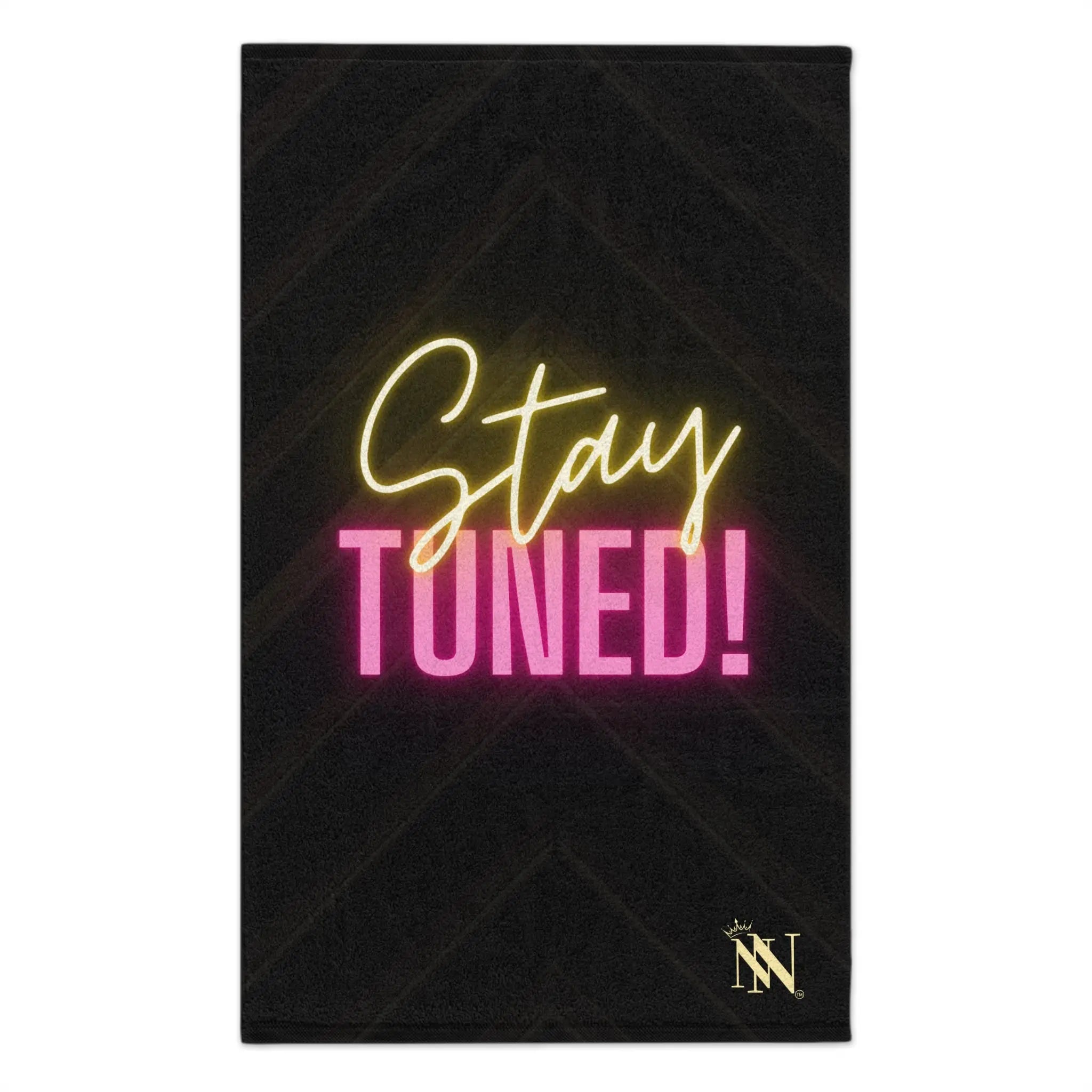 Stay Tuned! Neon Sex Towel