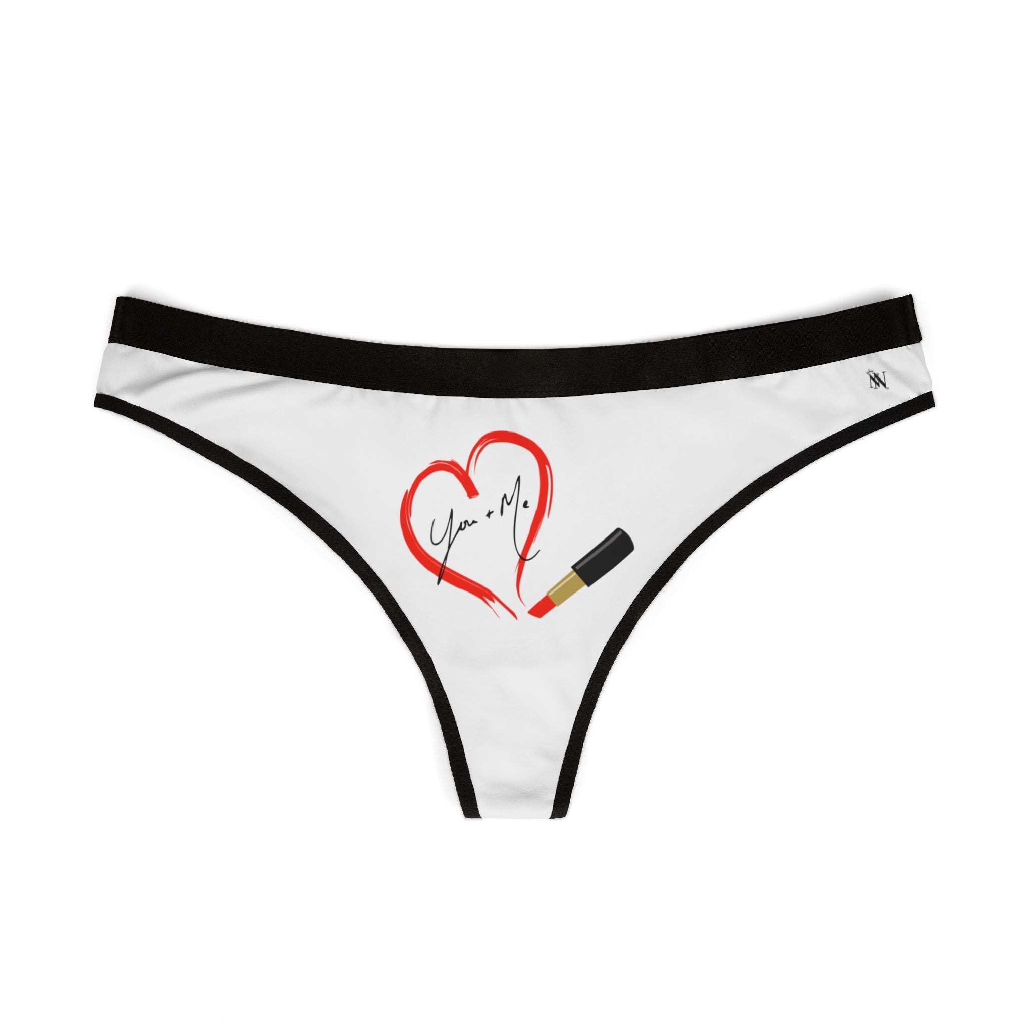 You + Me Lipstick Love | Mix & Match Women’s Fun-Flirty Lovers’ Thongs